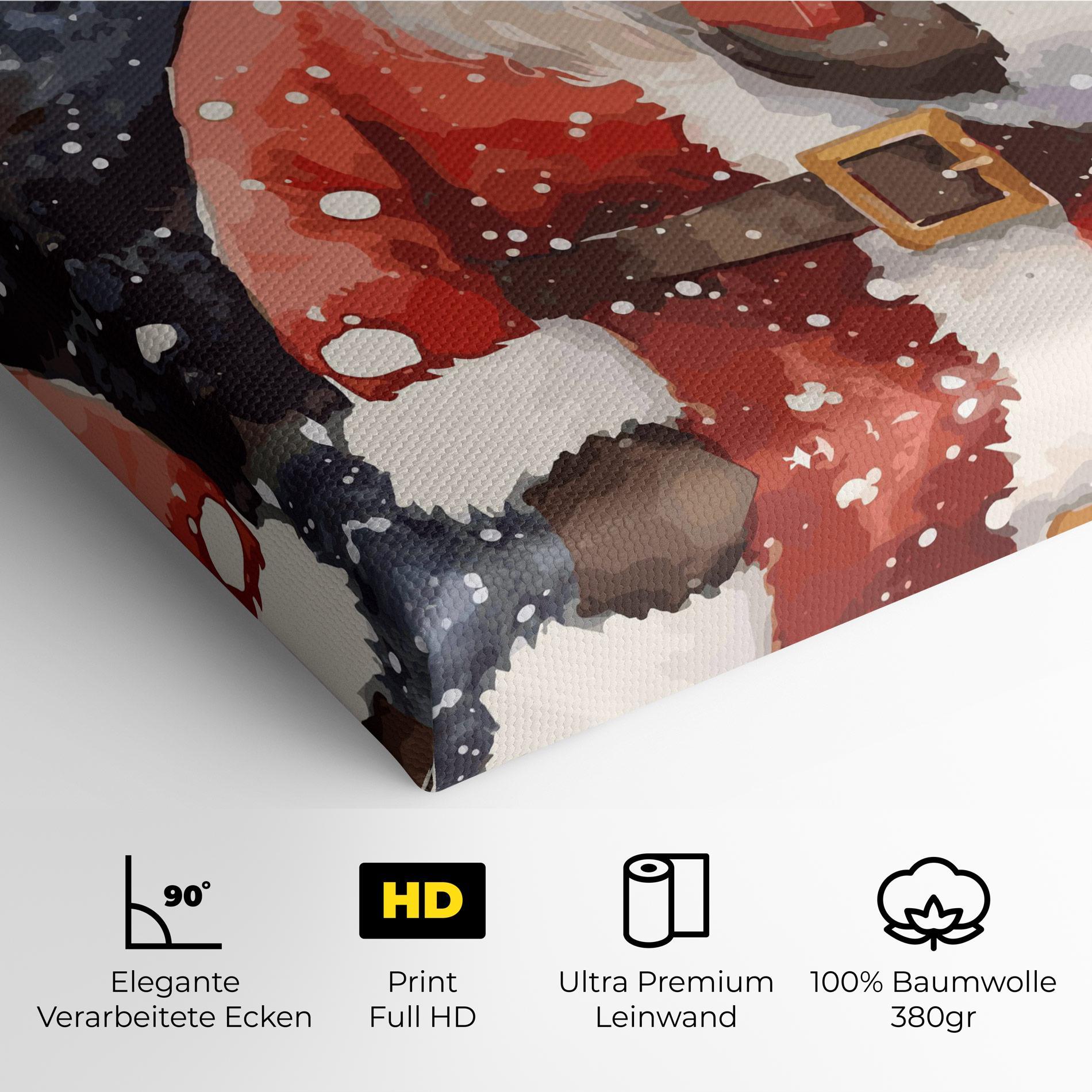 Leinwandbild Holding Gift mockup 4