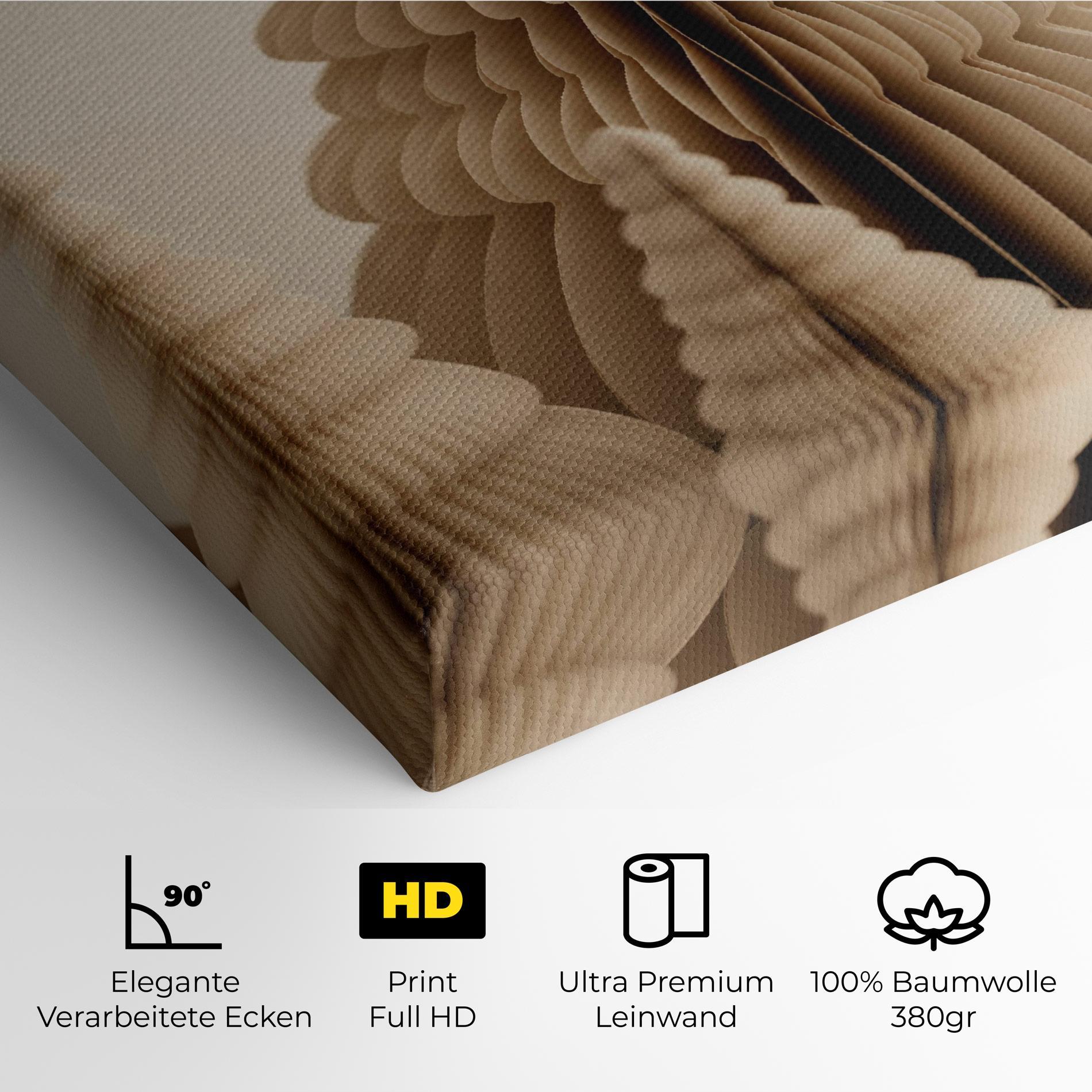 Leinwandbild Paper Tree mockup 4
