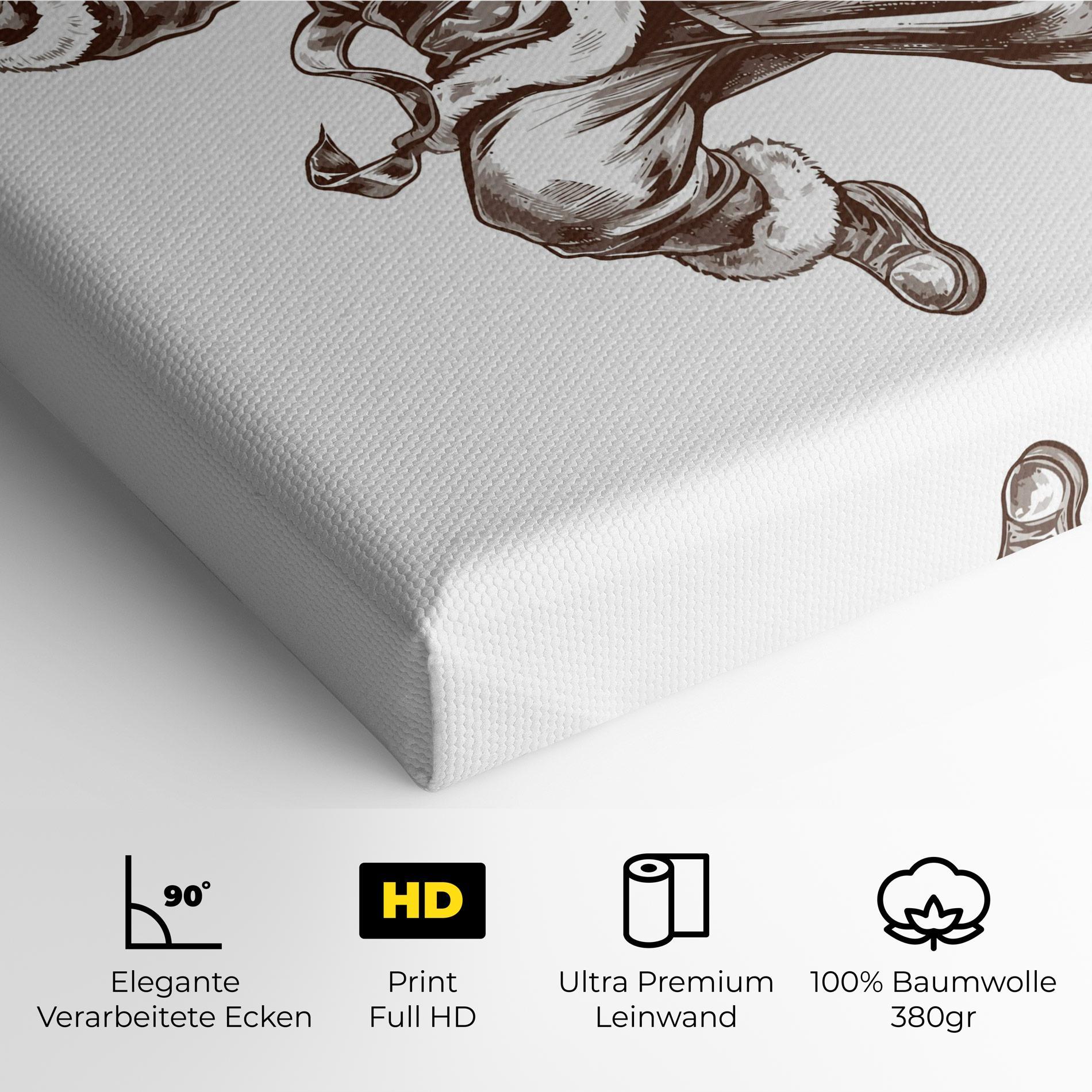 Leinwandbild Santa Ok mockup 4