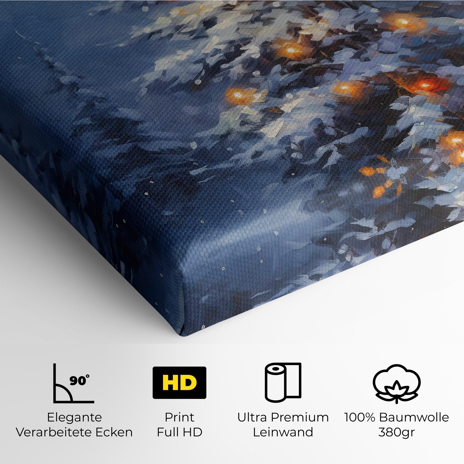 Leinwandbild Tall Slender Tree mockup 4