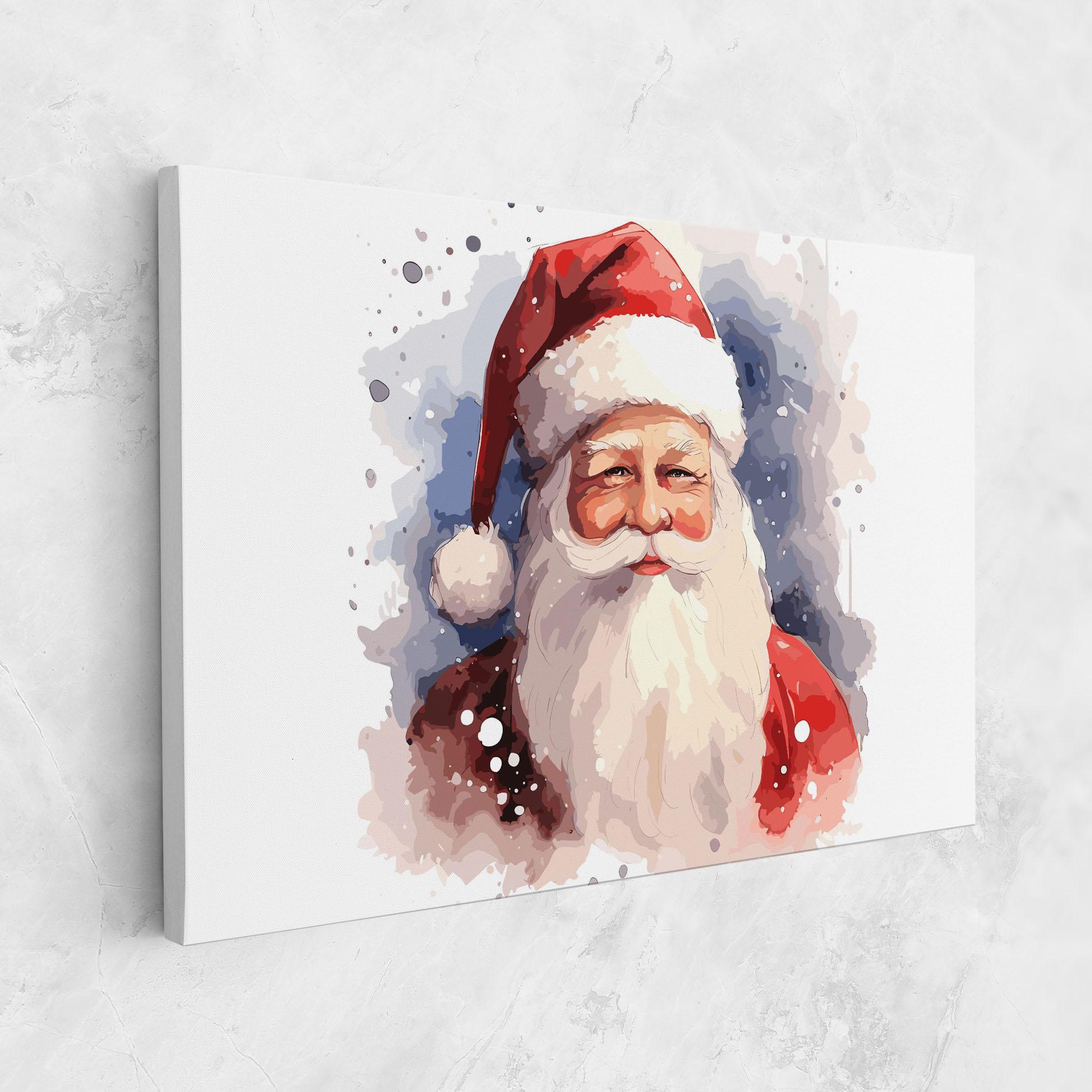 Leinwandbild Cute Santa mockup 1