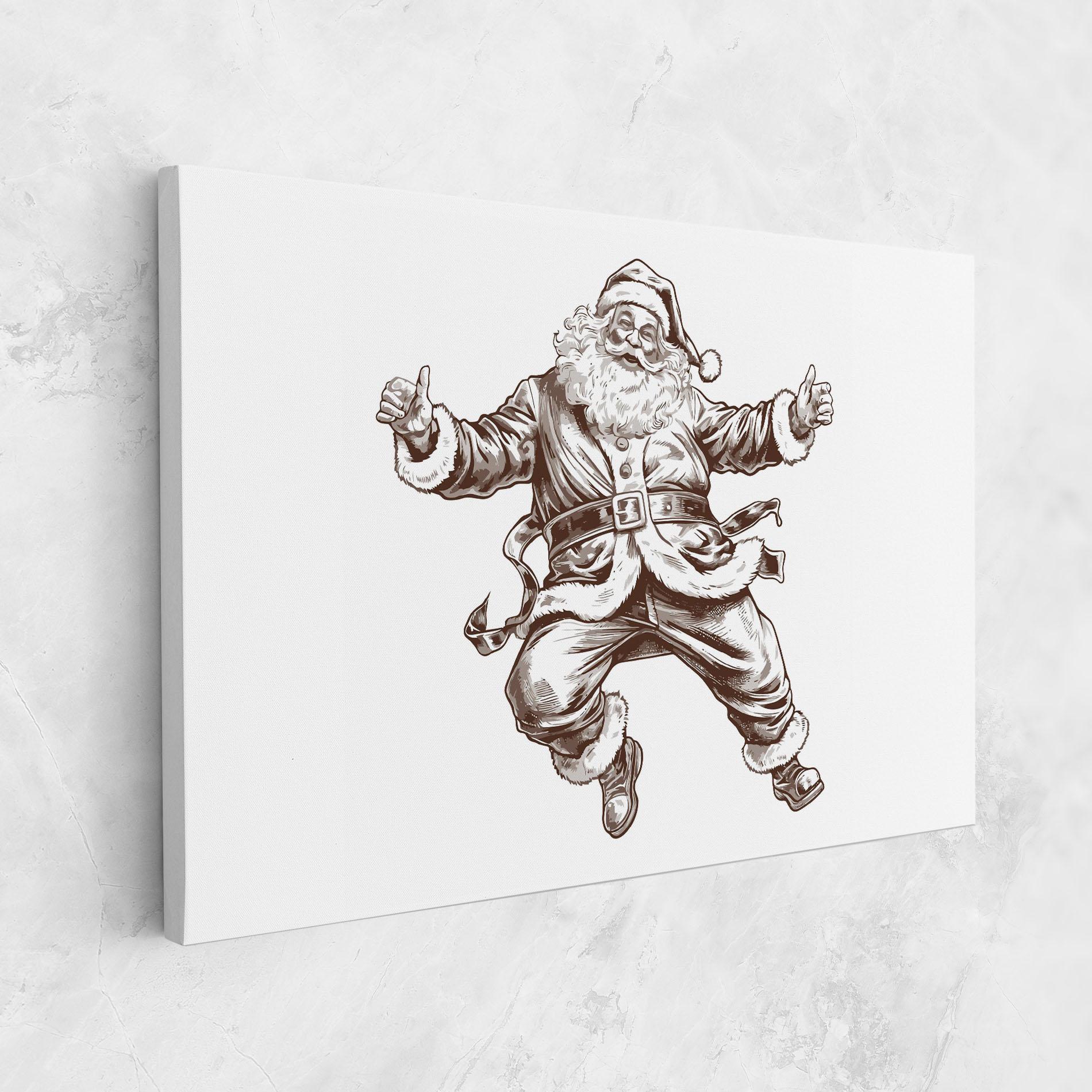 Leinwandbild Santa Ok mockup 1