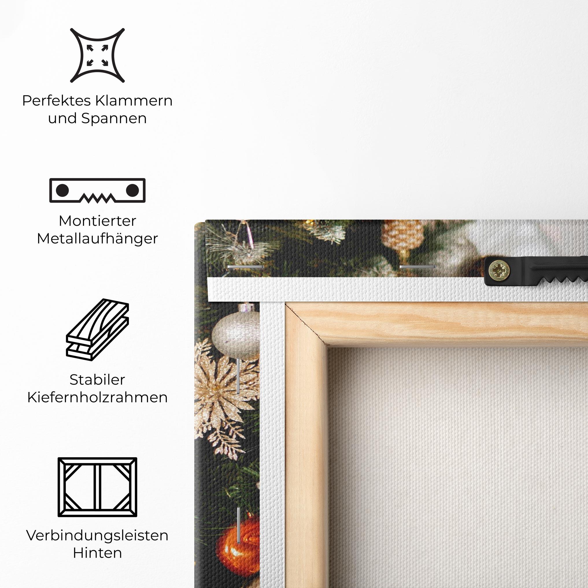 Leinwandbild Christmas Decor Tree mockup 5