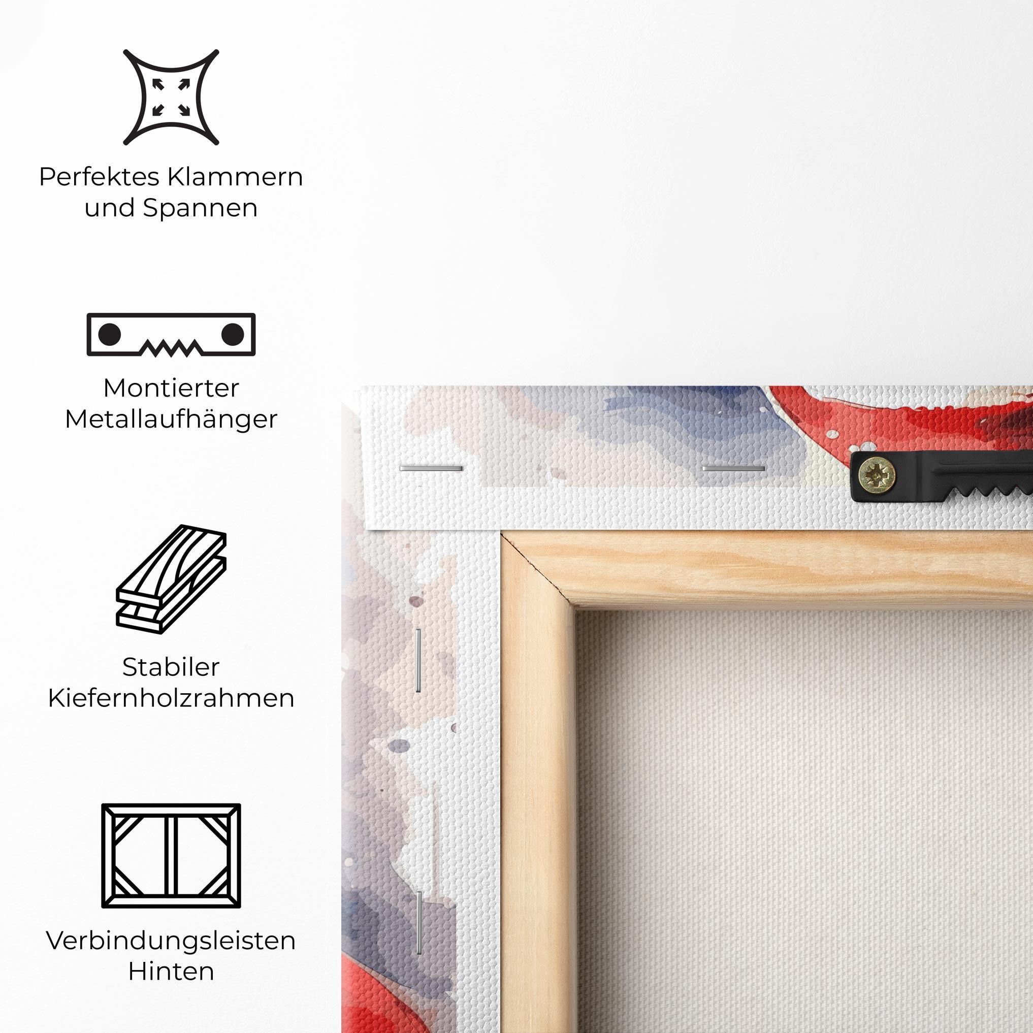 Leinwandbild Cute Santa mockup 5