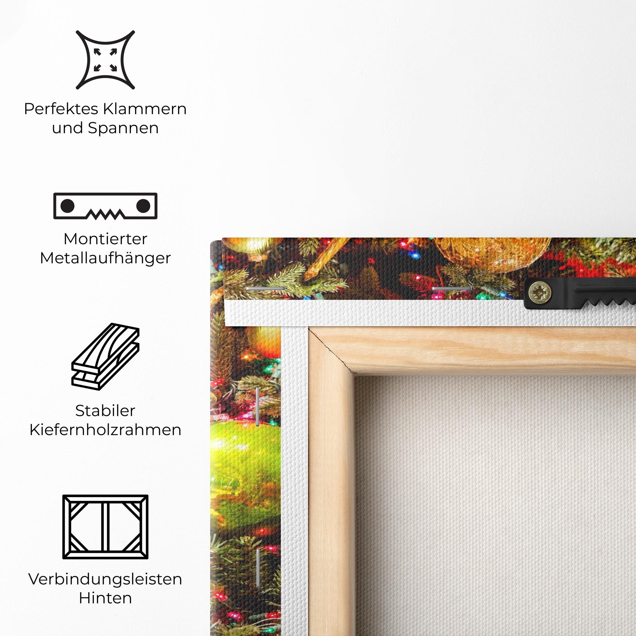 Leinwandbild Multicolor Ornaments mockup 5