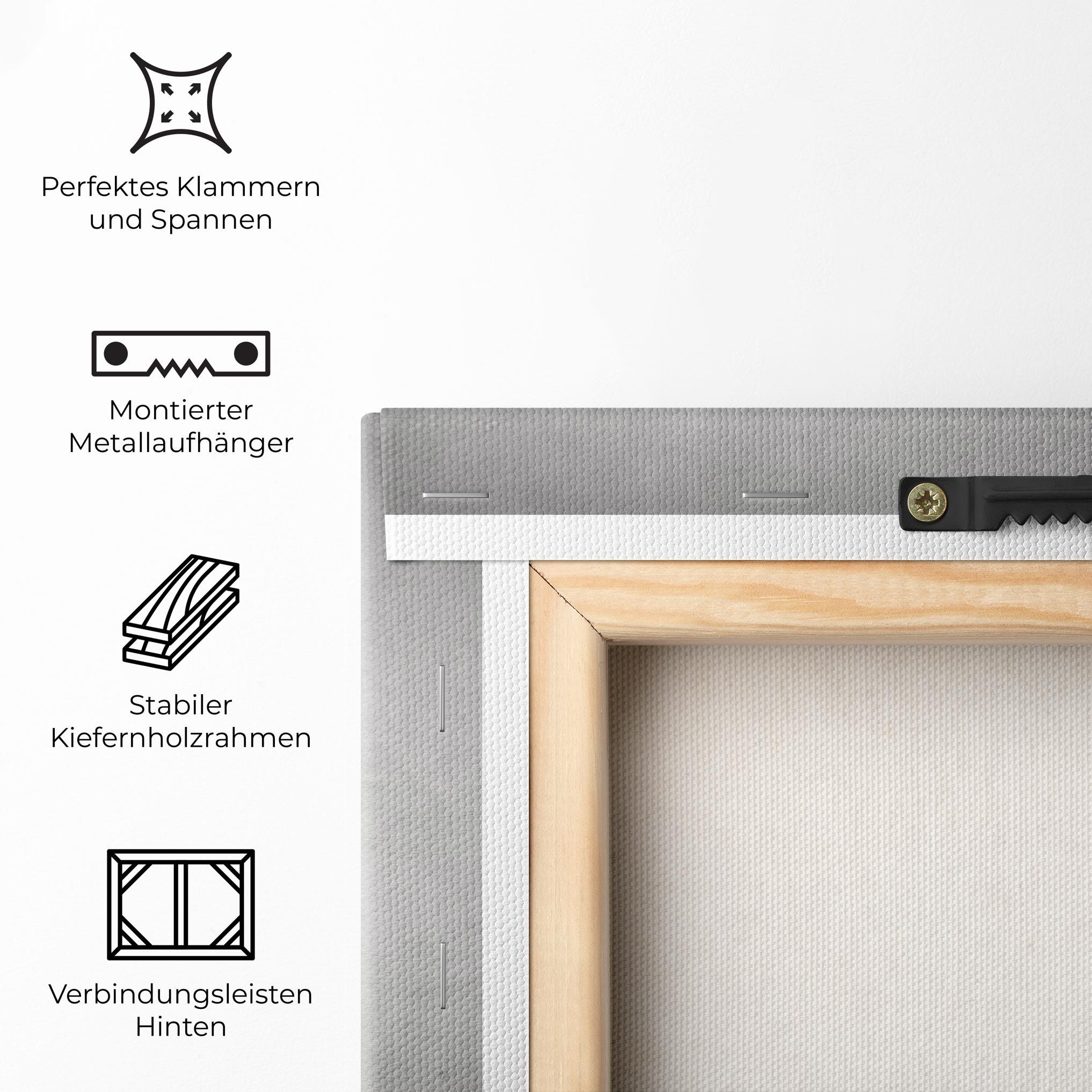 Leinwandbild Santa Claus Jumping mockup 5