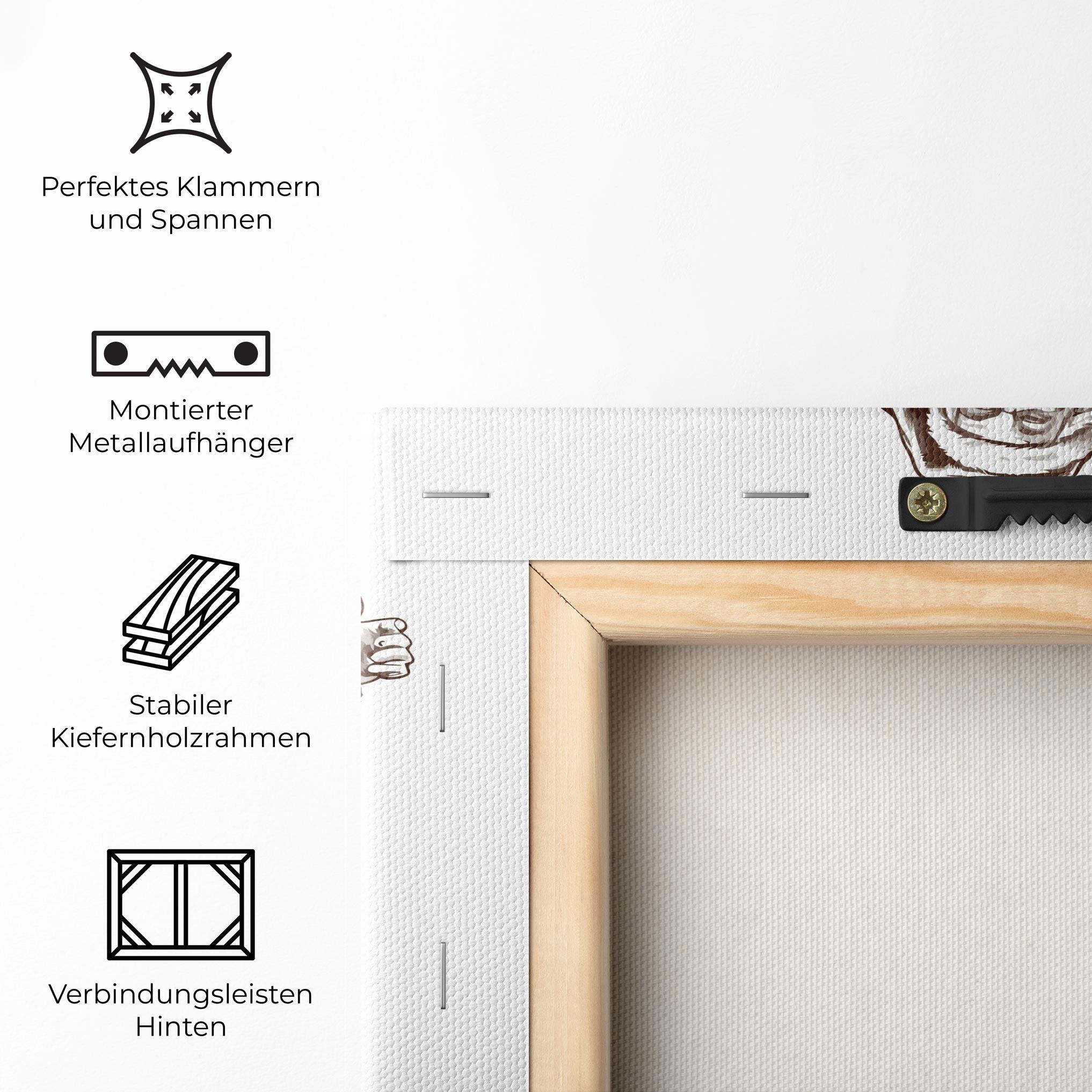 Leinwandbild Santa Ok mockup 5