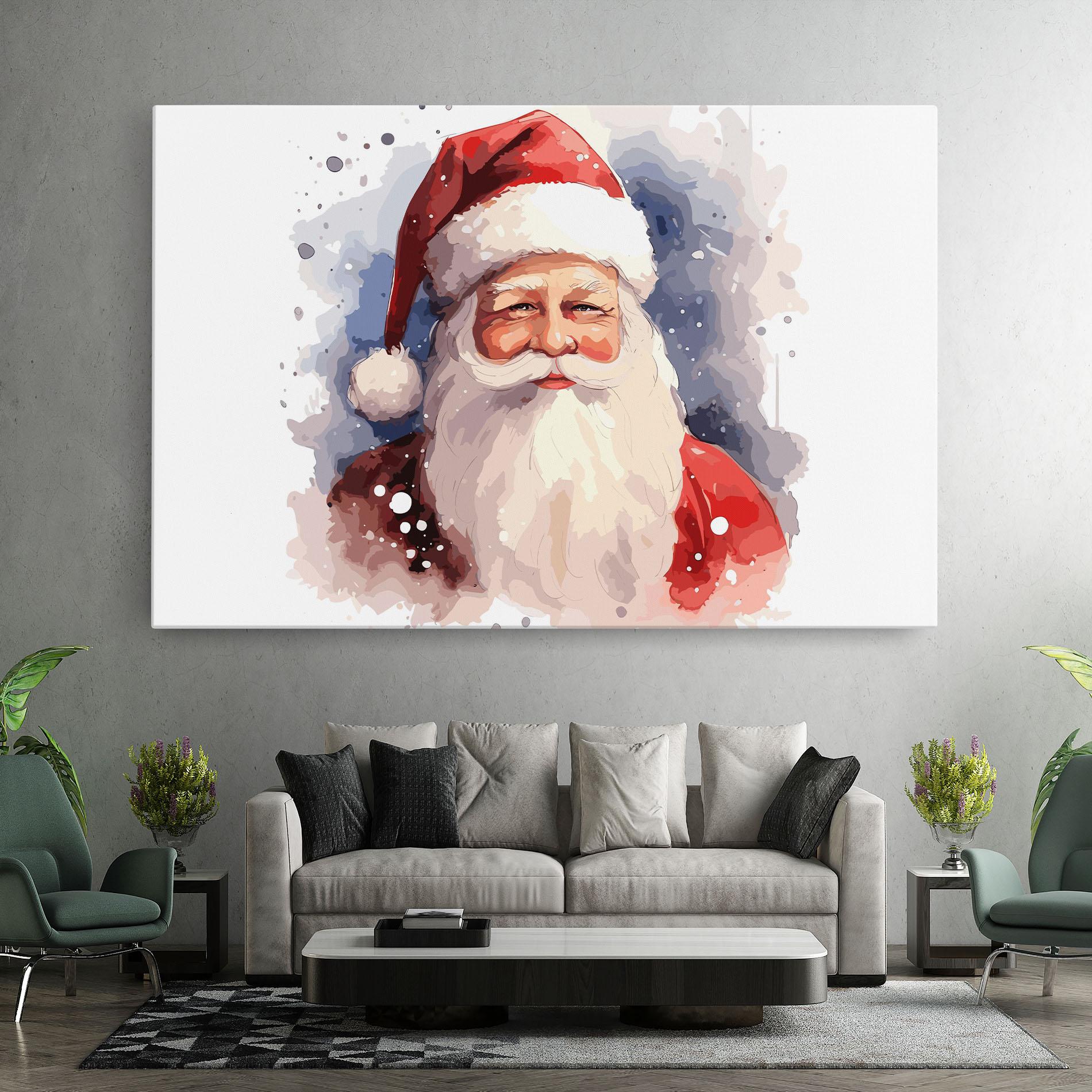 Leinwandbild Cute Santa mockup 7