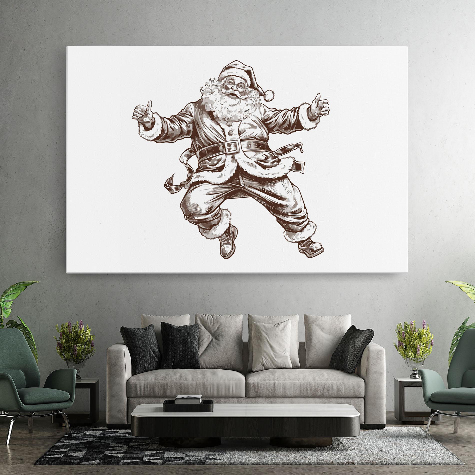 Leinwandbild Santa Ok mockup 7