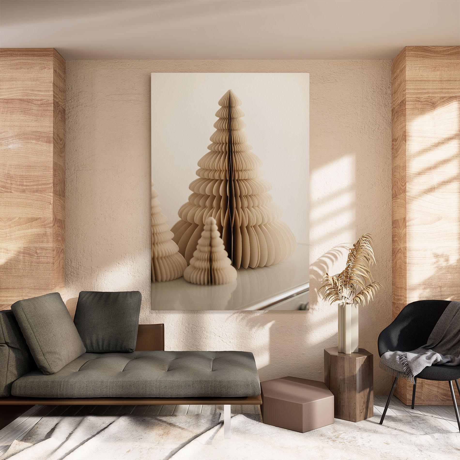 Leinwandbild Paper Tree mockup 8