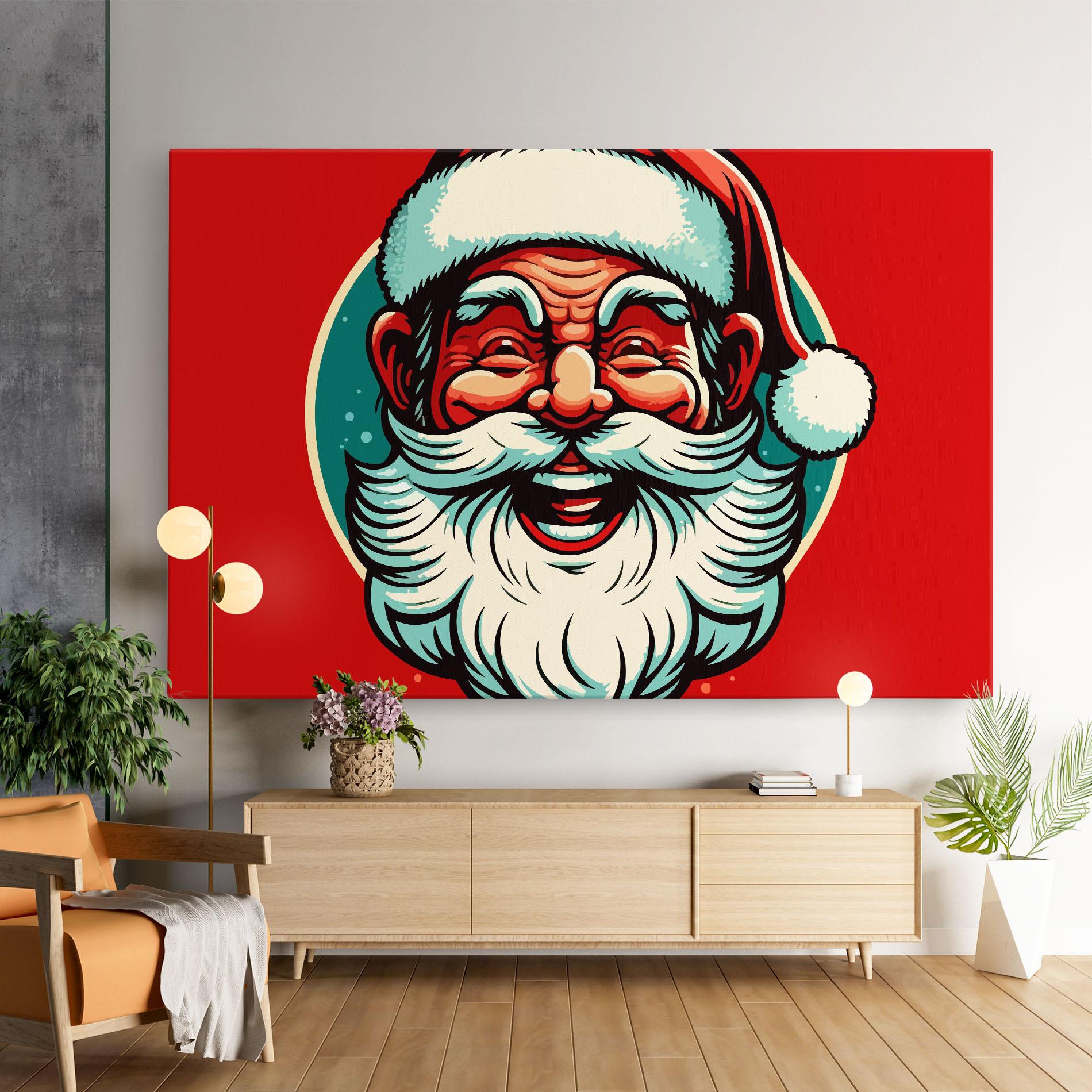 Leinwandbild Crazy Smile mockup 9