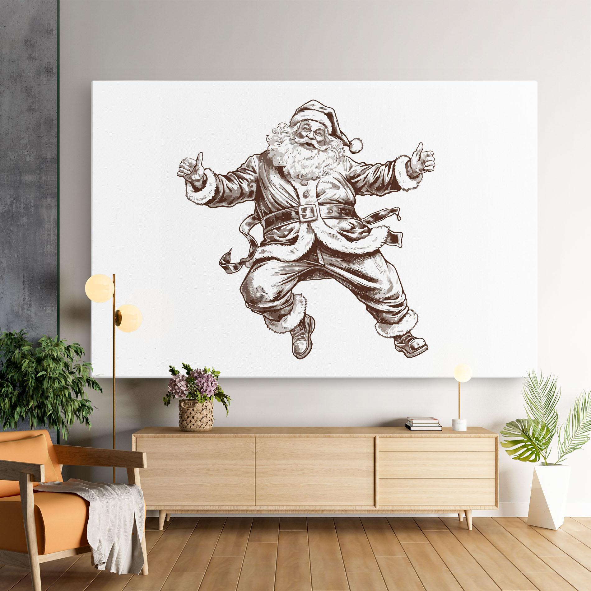 Leinwandbild Santa Ok mockup 9