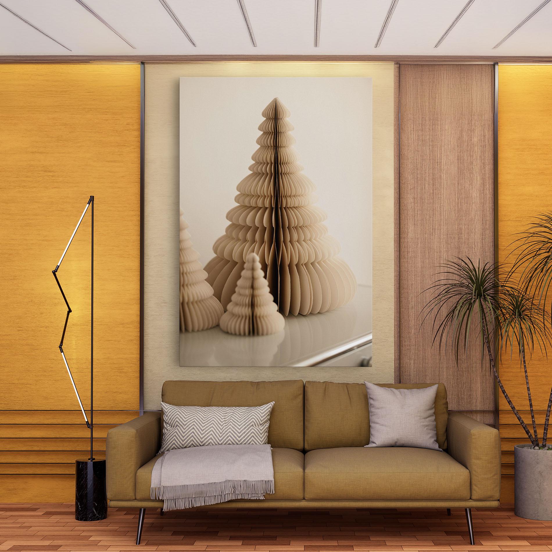 Leinwandbild Paper Tree mockup 9