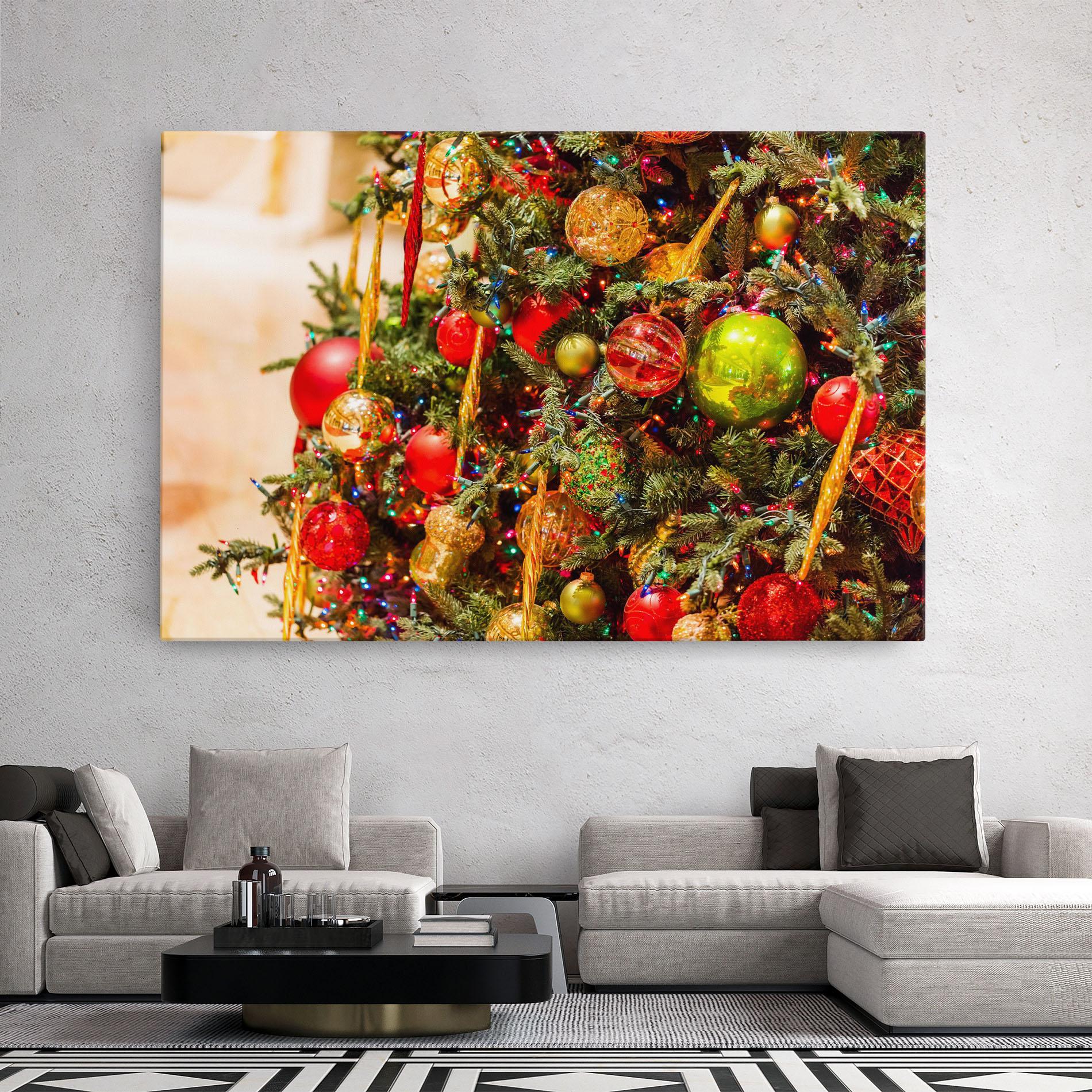 Leinwandbild Multicolor Ornaments mockup 2