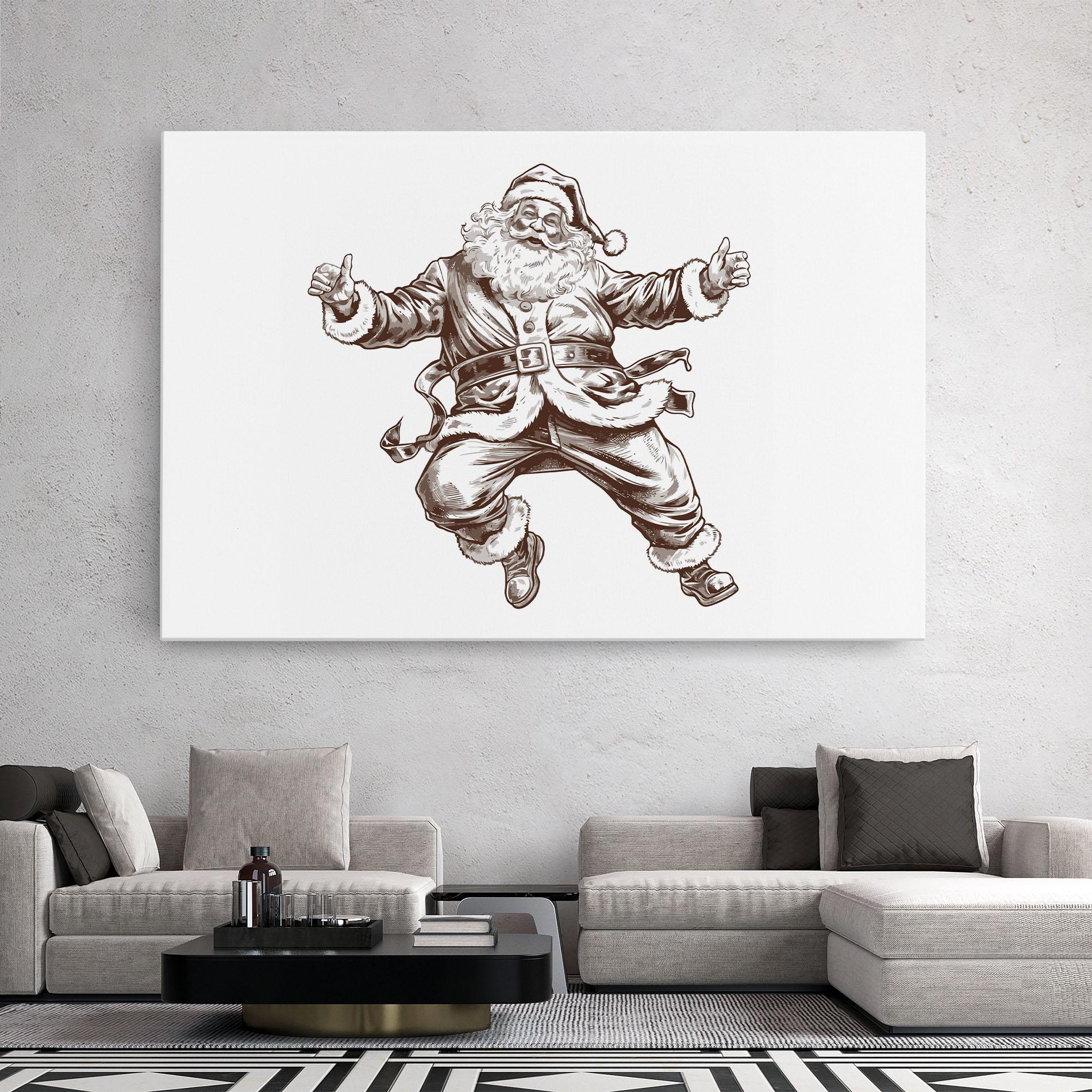 Leinwandbild Santa Ok mockup 2