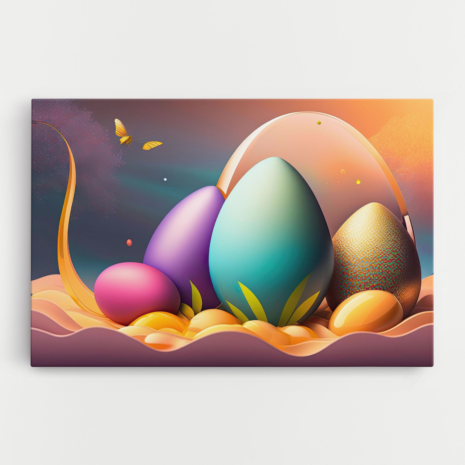 Big Blue Easter Egg mockup 0