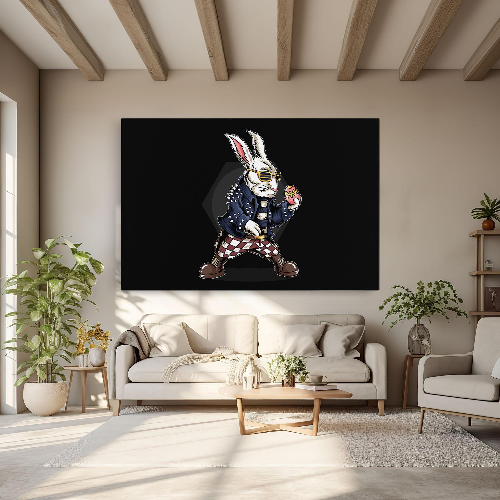 Leinwandbild Rabbit Rock mockup 6