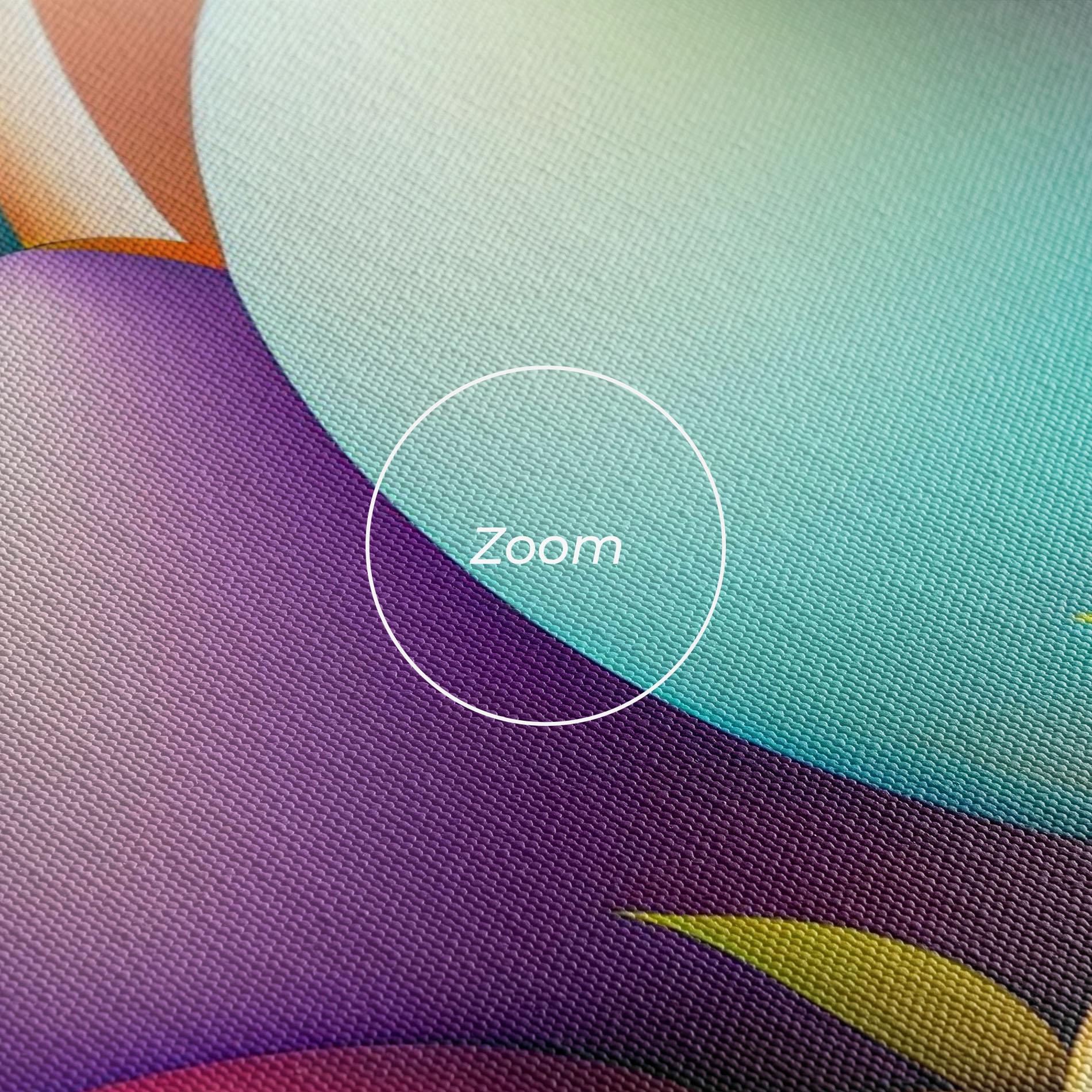 Leinwandbild Big Blue Easter Egg mockup 3