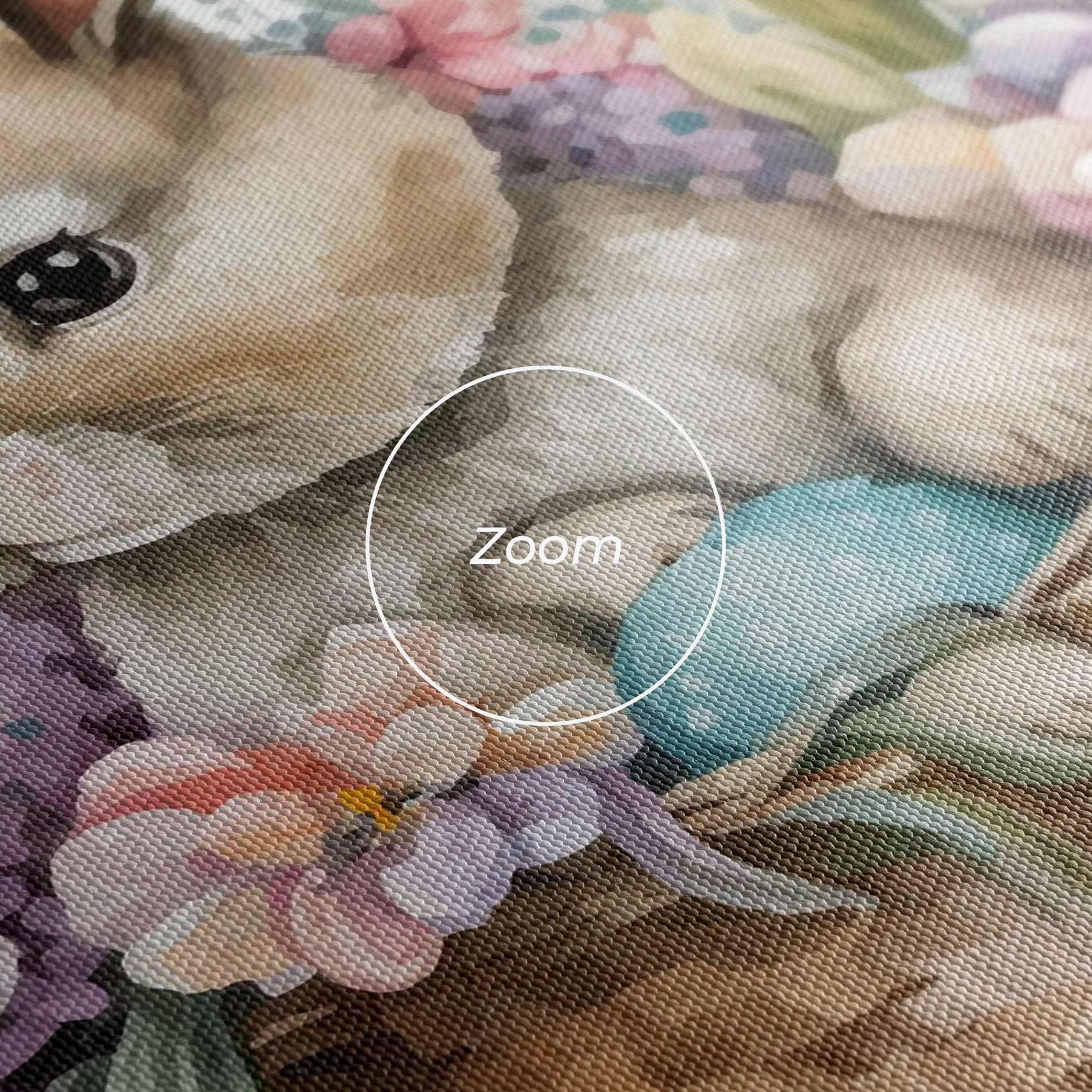 Cute Bunny In Basket mockup 3