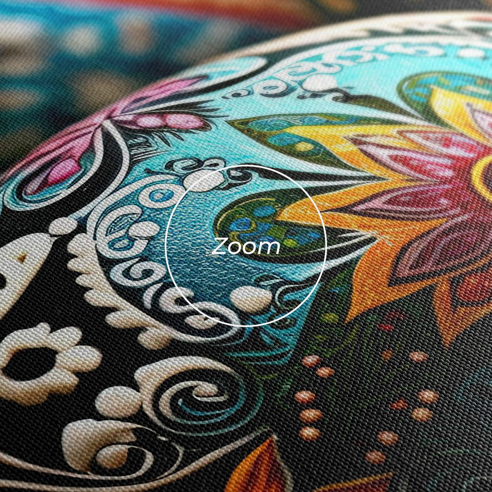 Leinwandbild Easter Eggs Ornament mockup 3