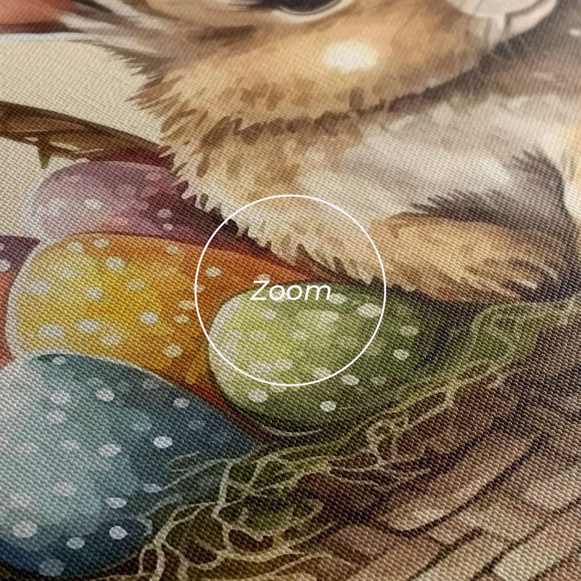 Leinwandbild Eggs Baby Bunny mockup 3