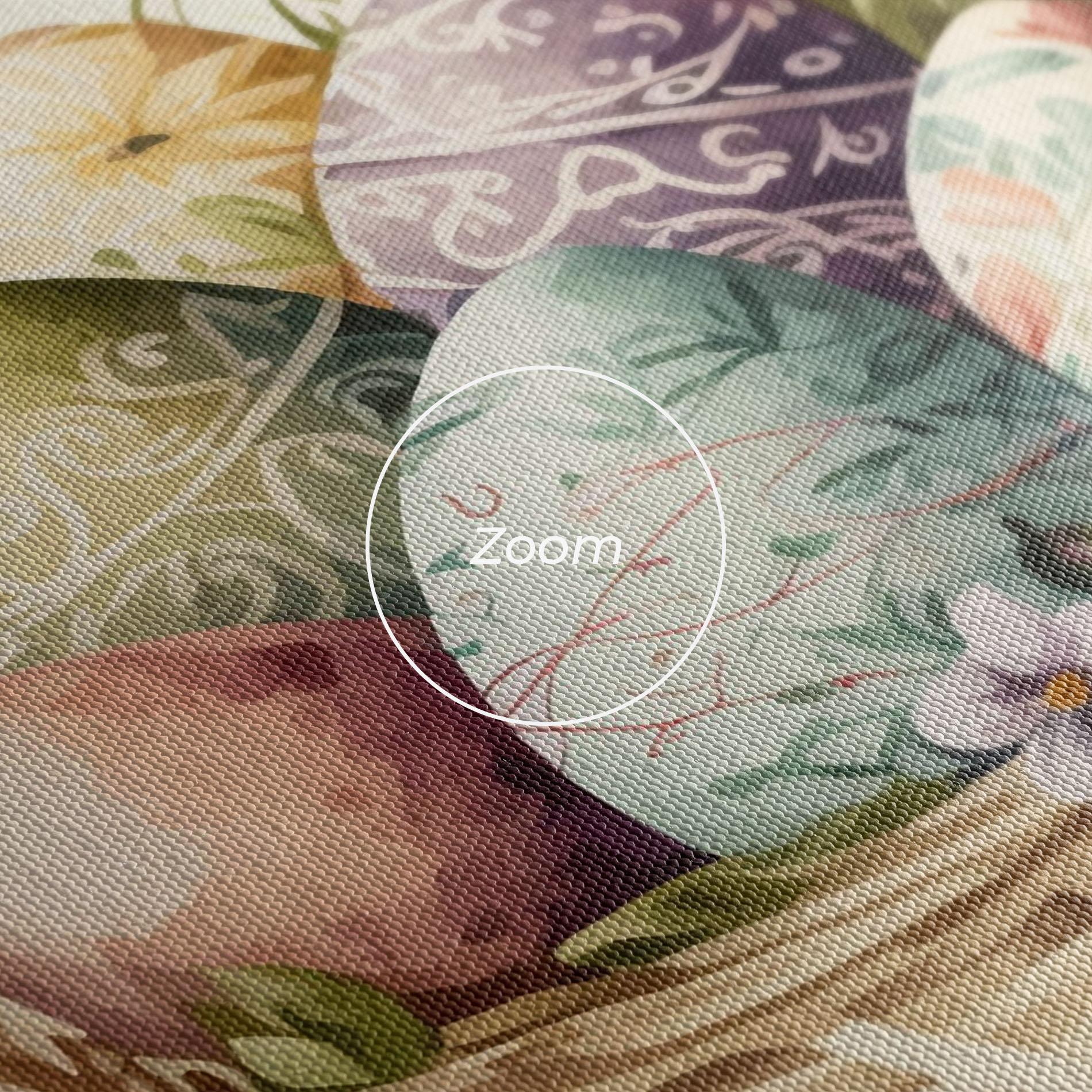 Leinwandbild Eggs Basket mockup 3