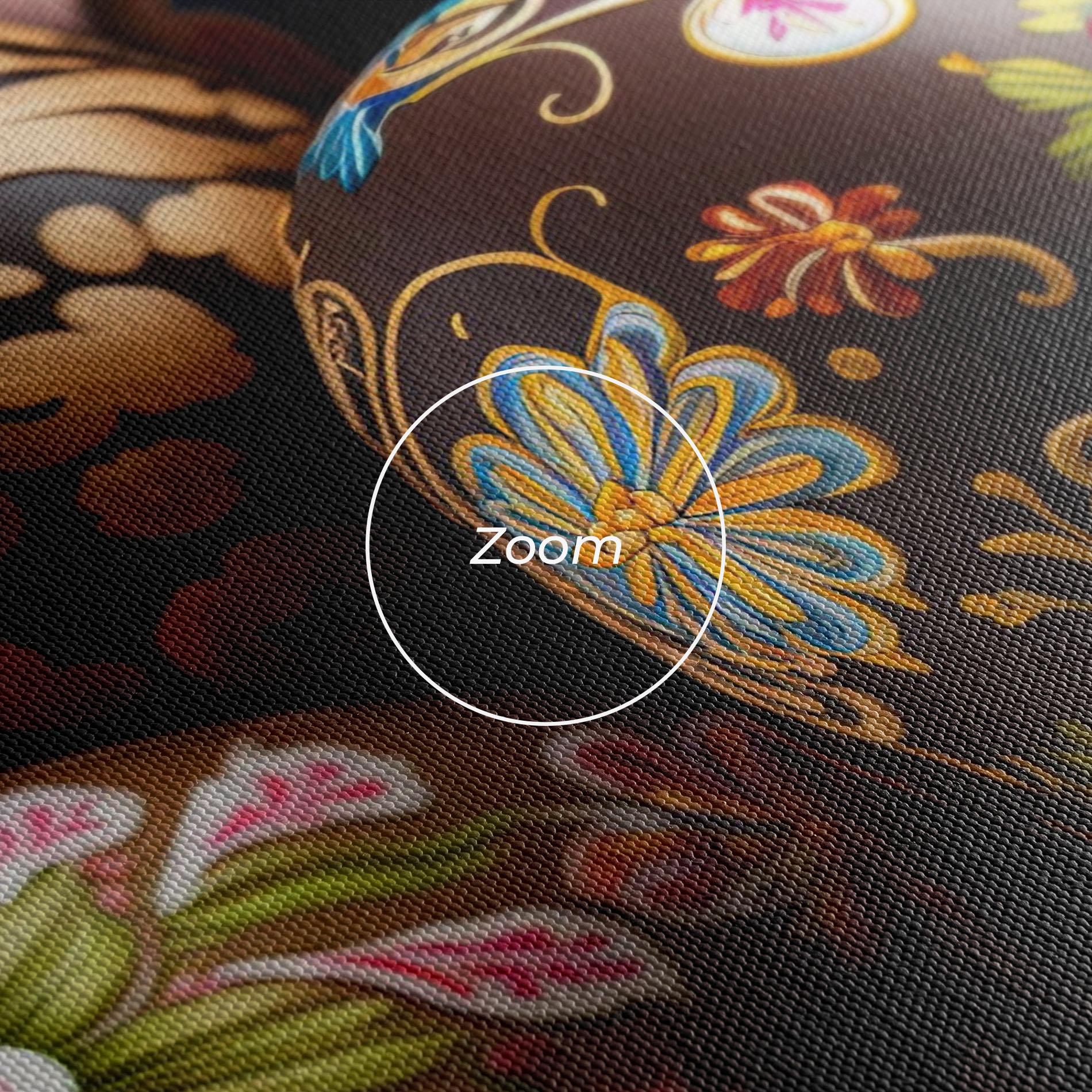 Leinwandbild Pretty Painted Eggs mockup 3