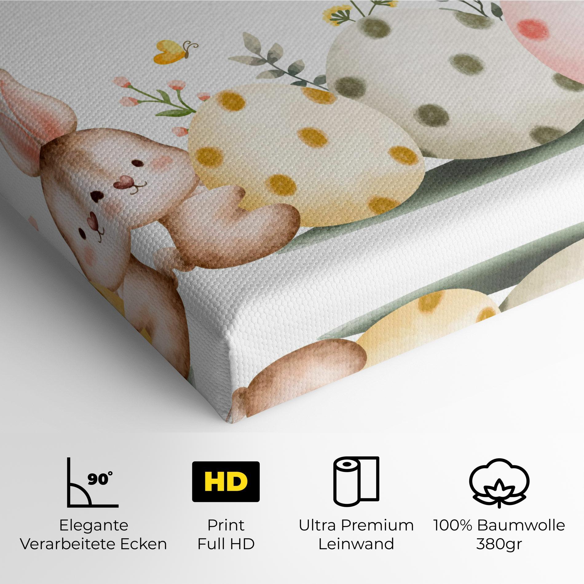 Leinwandbild Butterfly Rabbit mockup 4