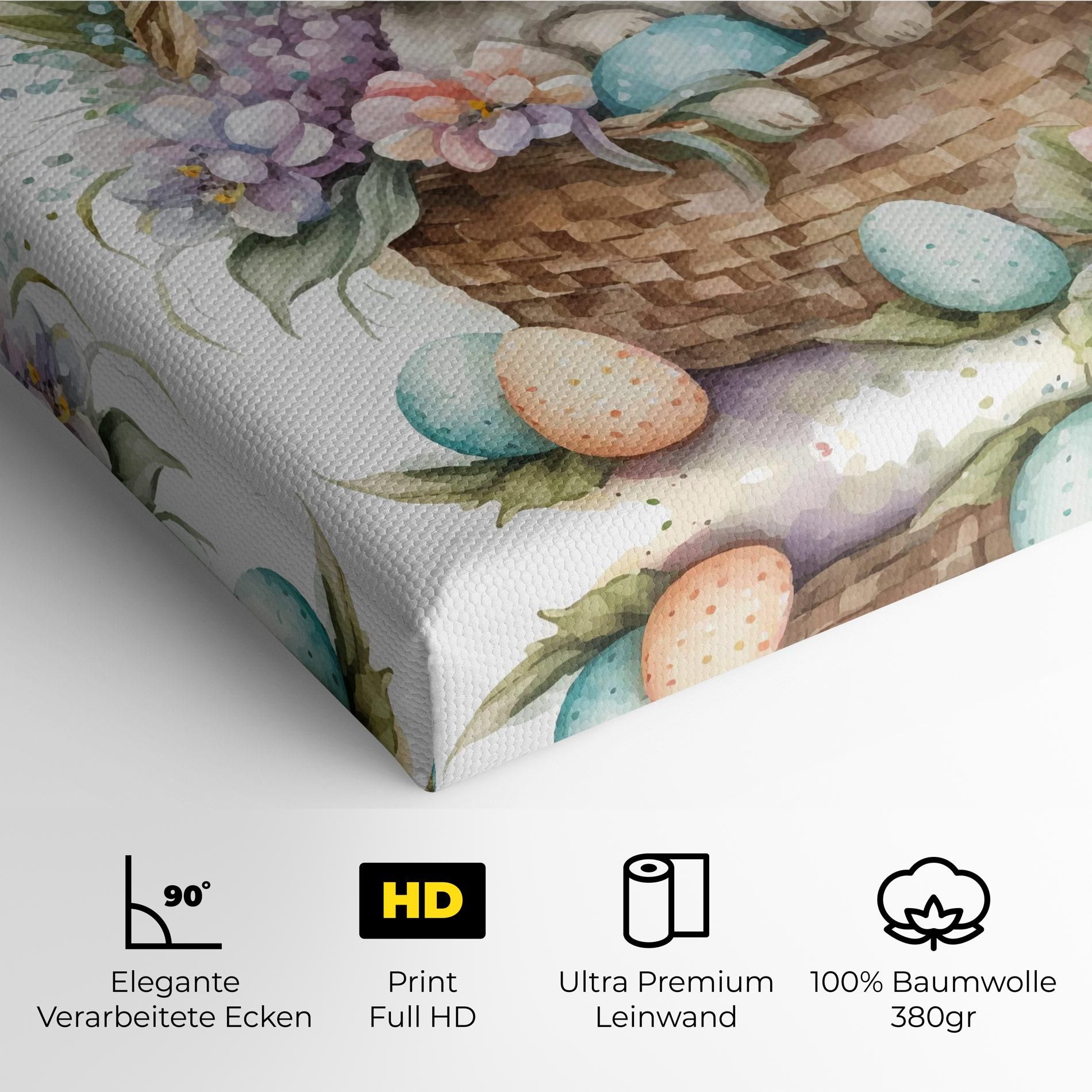 Cute Bunny In Basket mockup 4