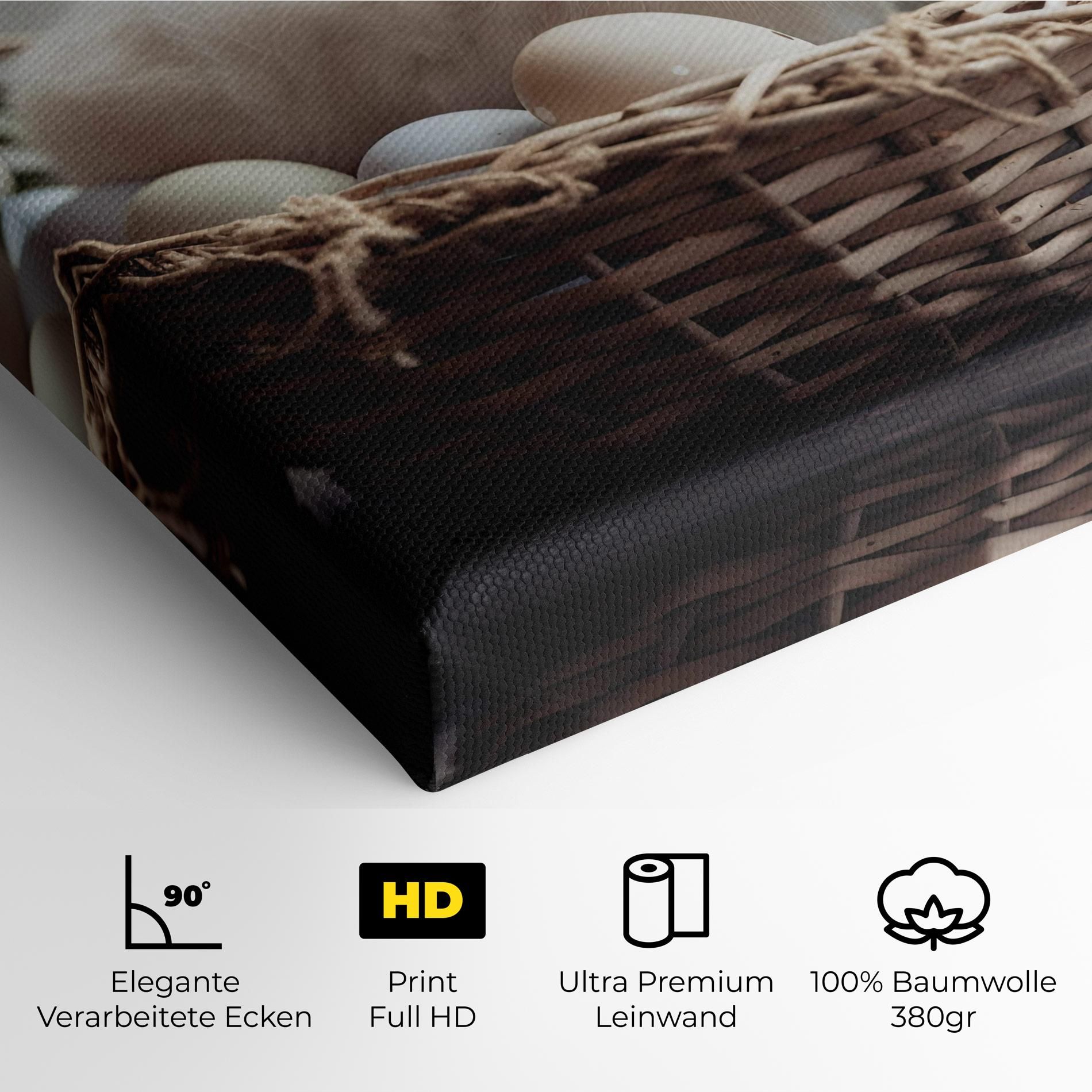 Cute White Easter Eggs mockup 4