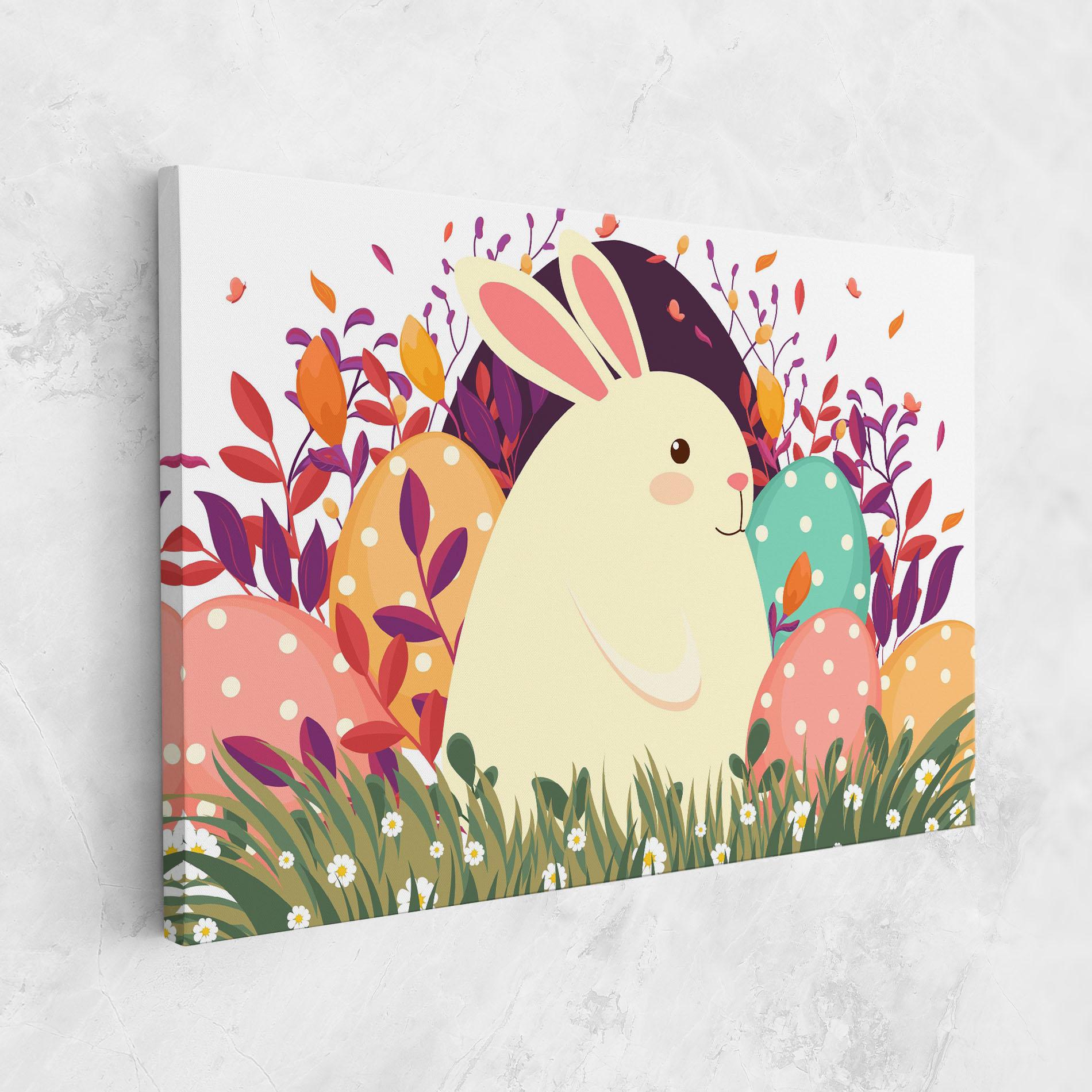 Leinwandbild Friendly Bunny mockup 1