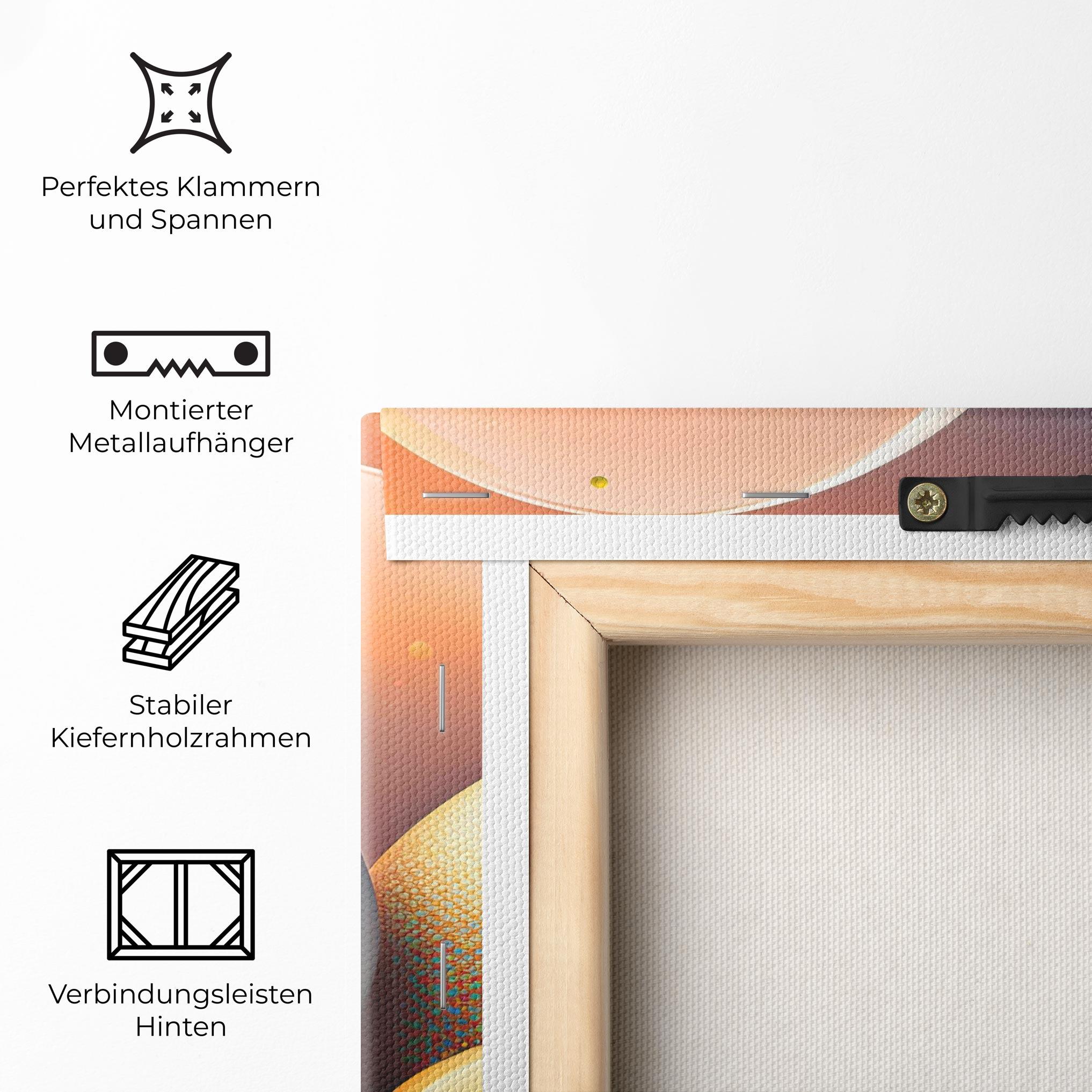 Leinwandbild Big Blue Easter Egg mockup 5