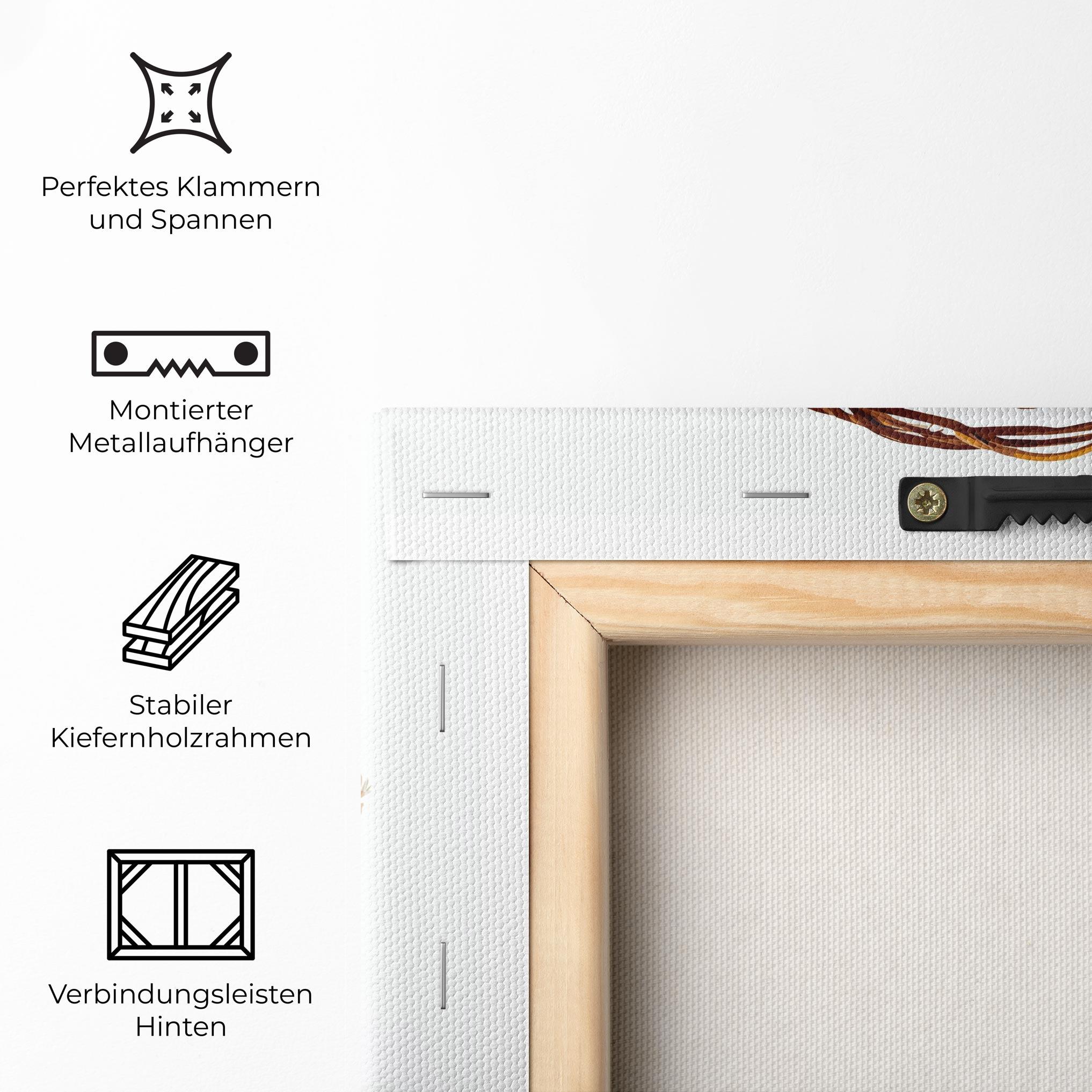 Leinwandbild Bunny In Basket mockup 5