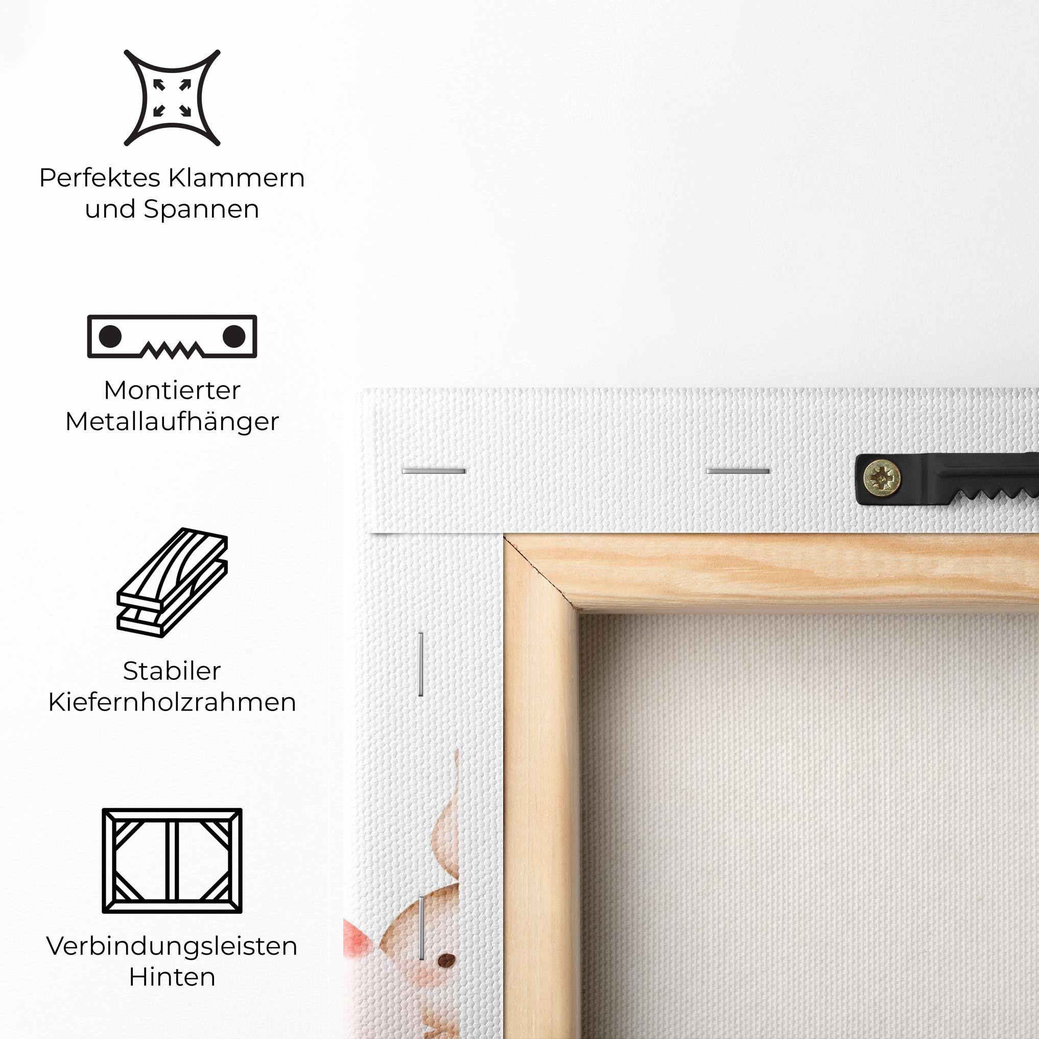 Leinwandbild Butterfly Rabbit mockup 5