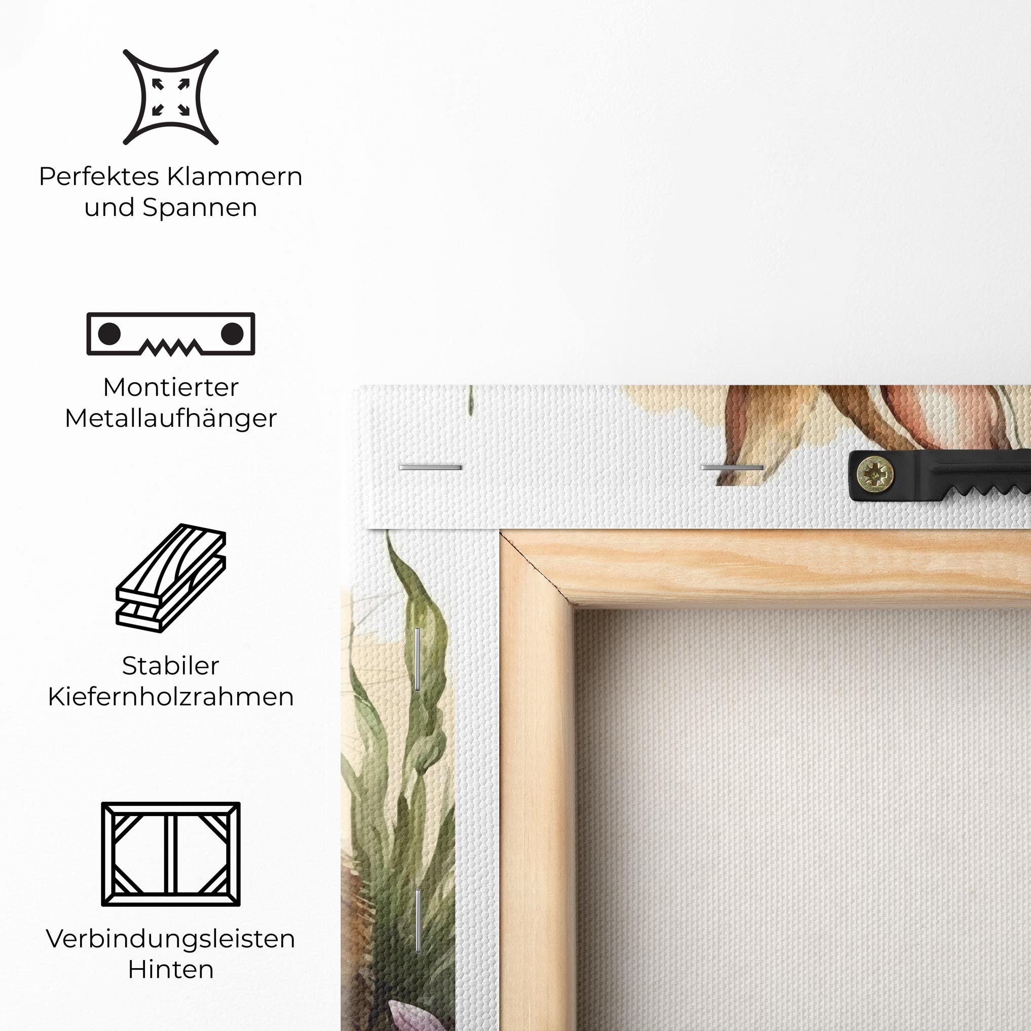 Leinwandbild Eggs Baby Bunny mockup 5