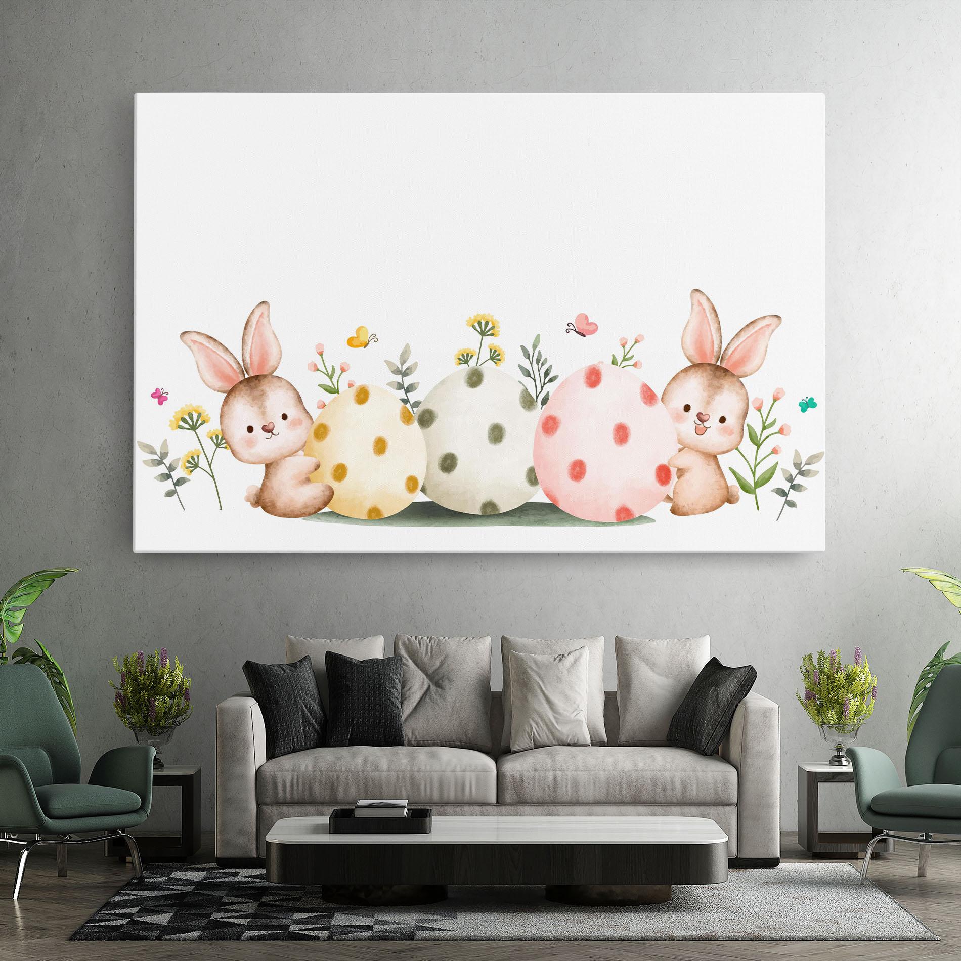 Leinwandbild Butterfly Rabbit mockup 7