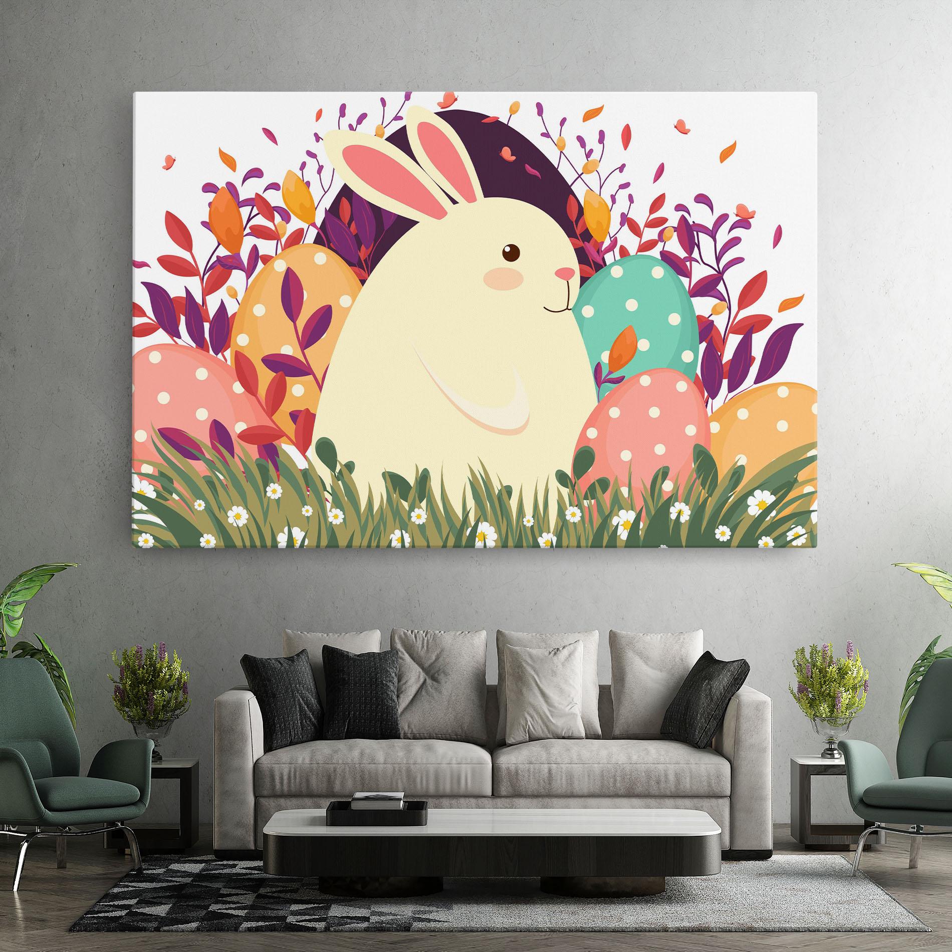 Leinwandbild Friendly Bunny mockup 7