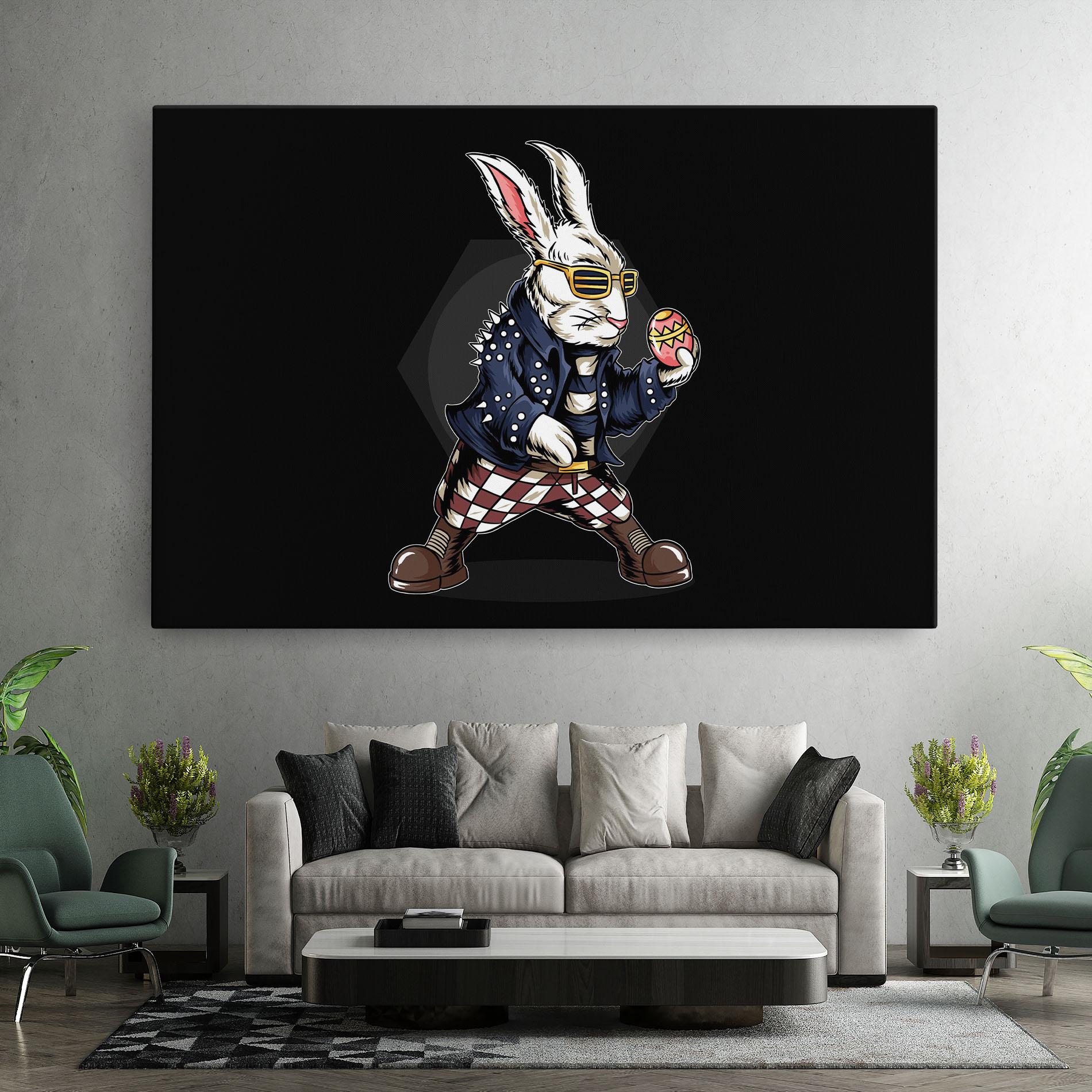 Leinwandbild Rabbit Rock mockup 7