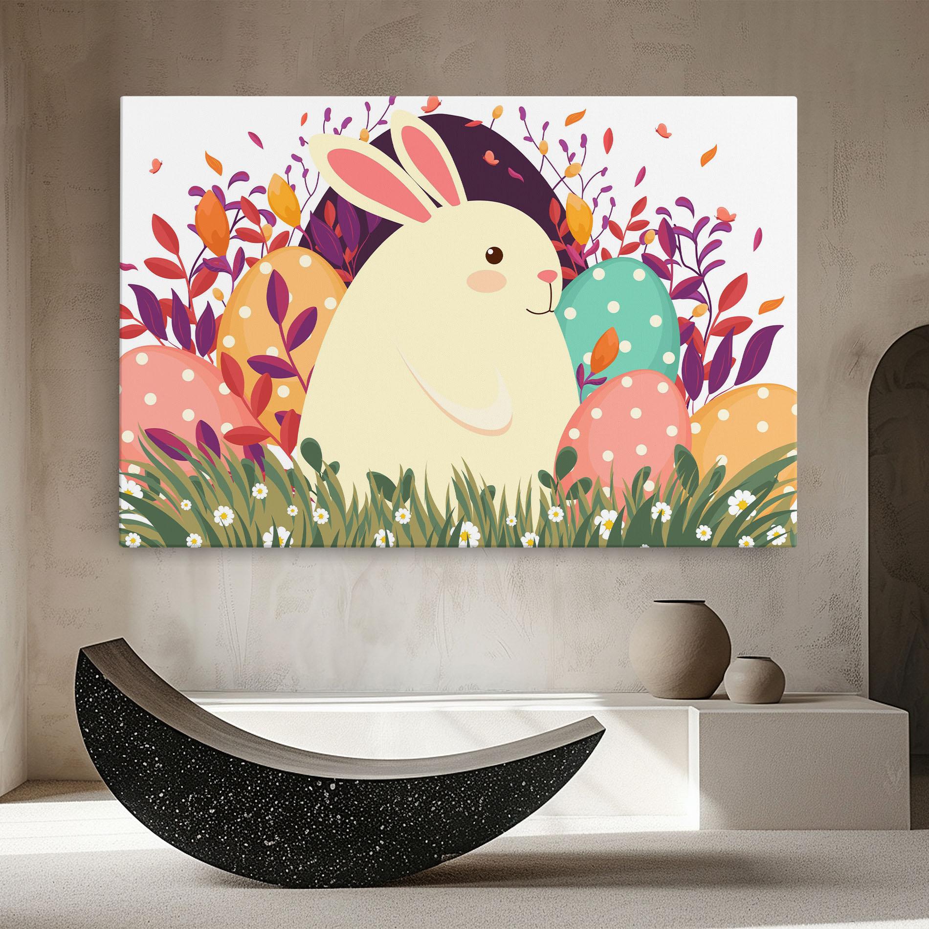 Leinwandbild Friendly Bunny mockup 8