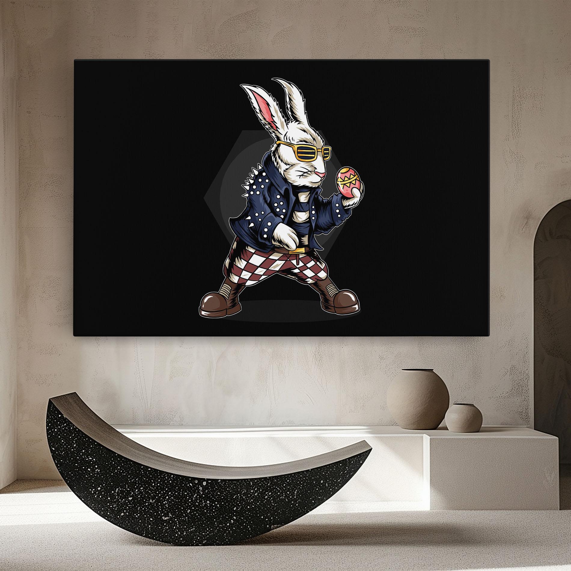 Leinwandbild Rabbit Rock mockup 8