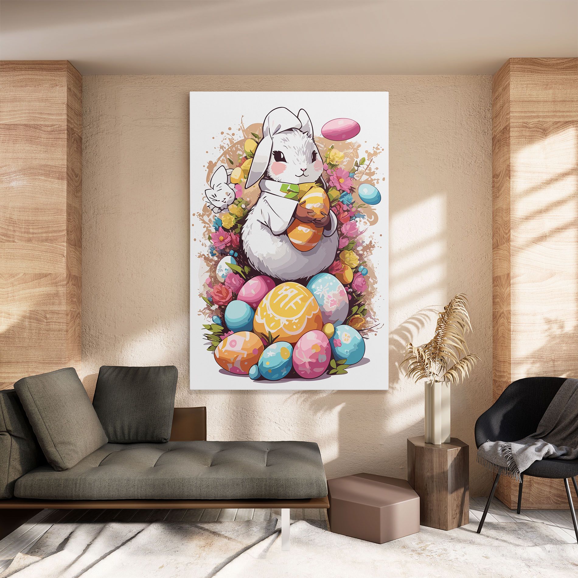 White Easter Bunny mockup 8