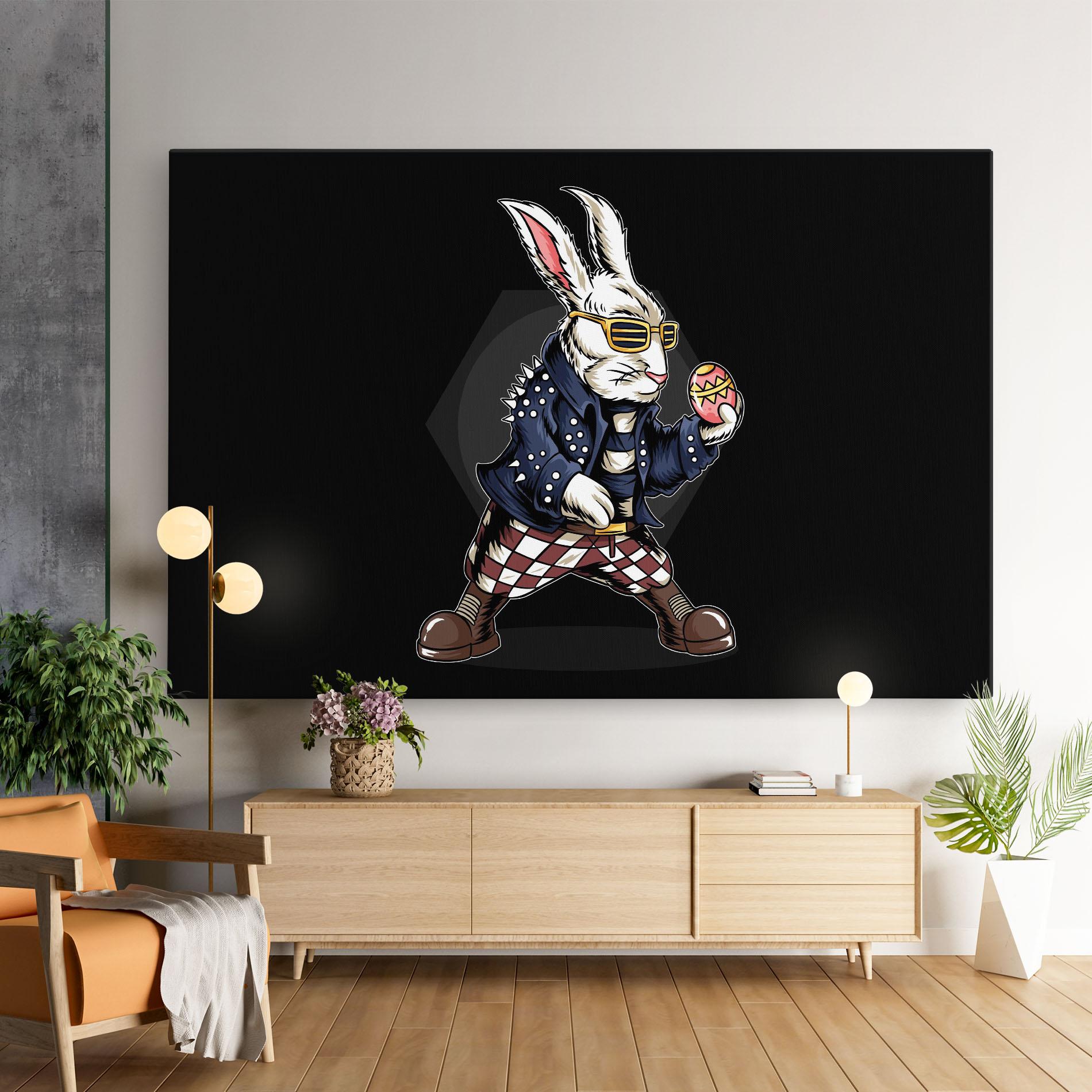 Leinwandbild Rabbit Rock mockup 9
