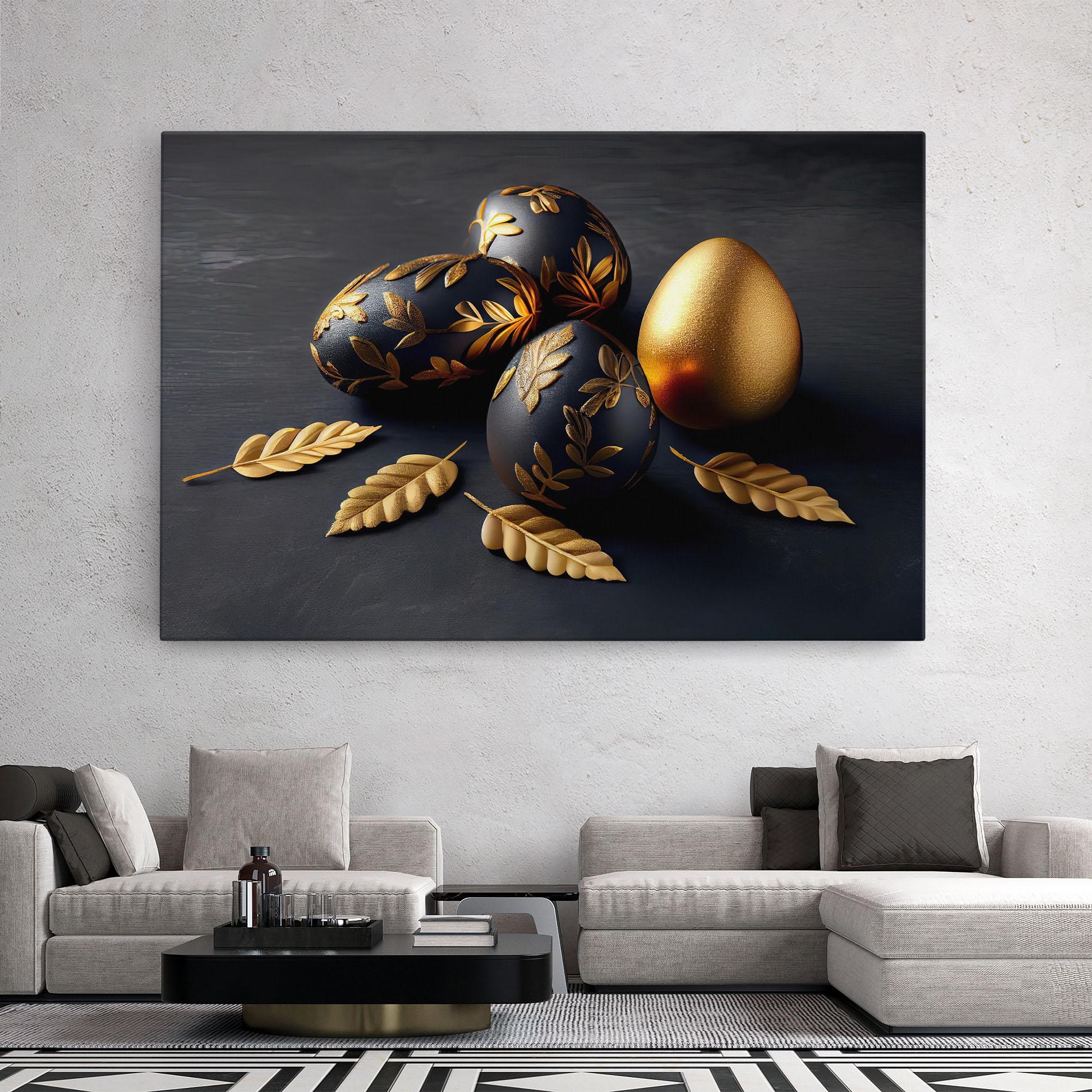 Leinwandbild Black Gold Egs mockup 2