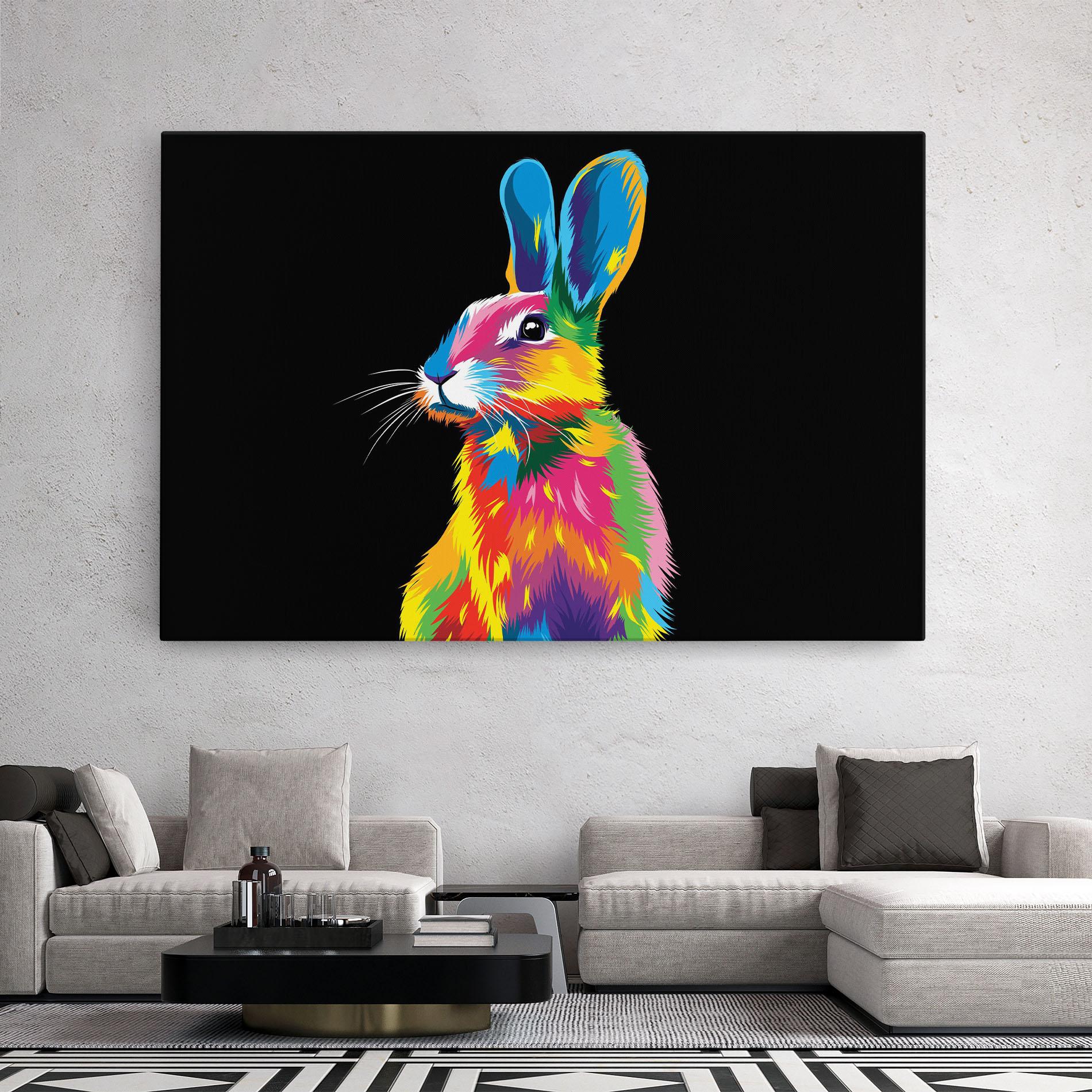 Leinwandbild Color Mix Easter mockup 2