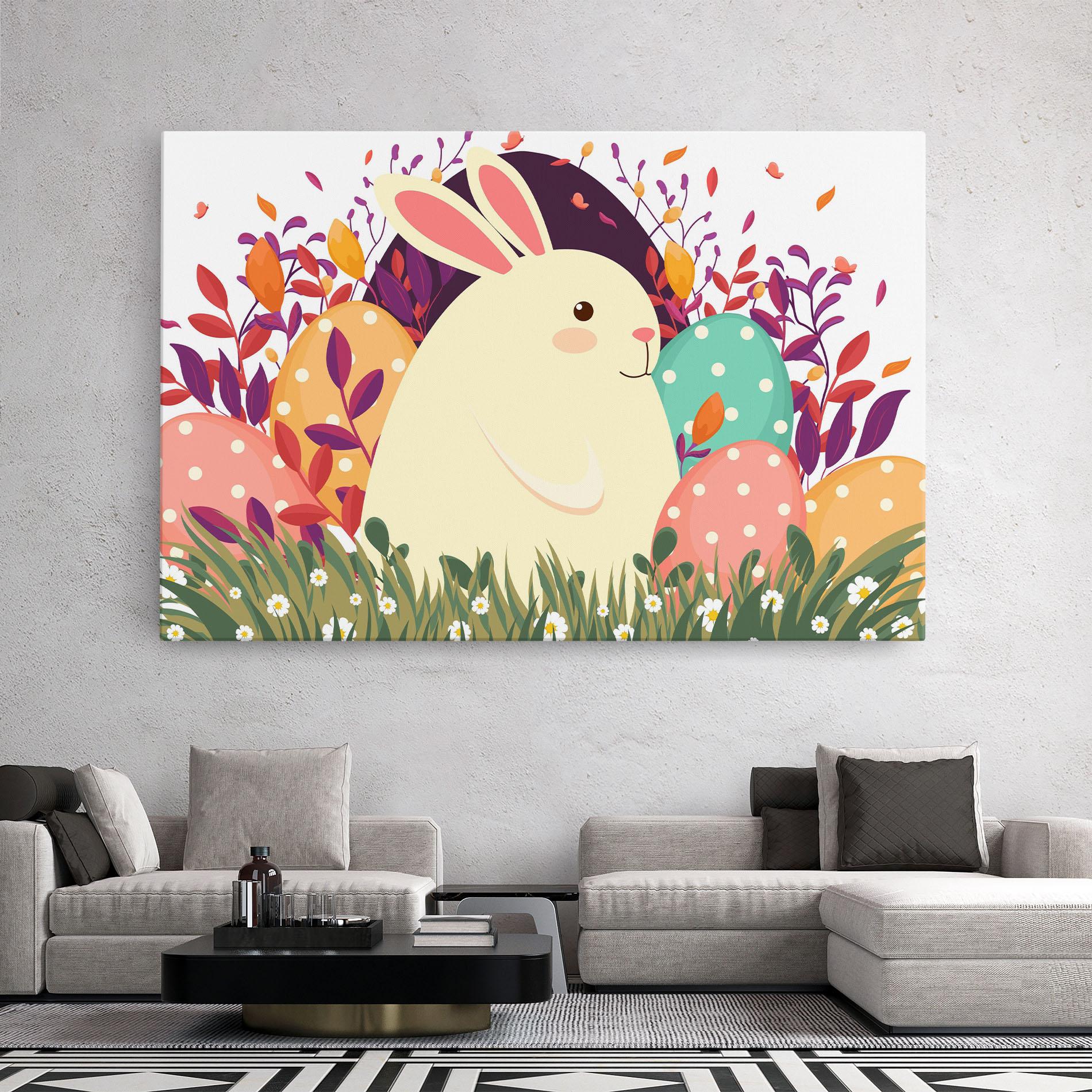 Leinwandbild Friendly Bunny mockup 2