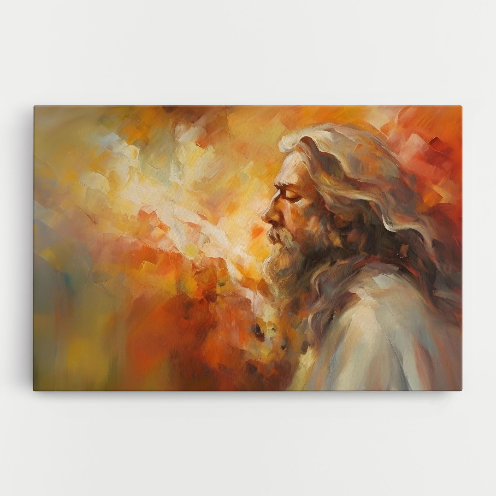 Christ Oil Painting mockup 0