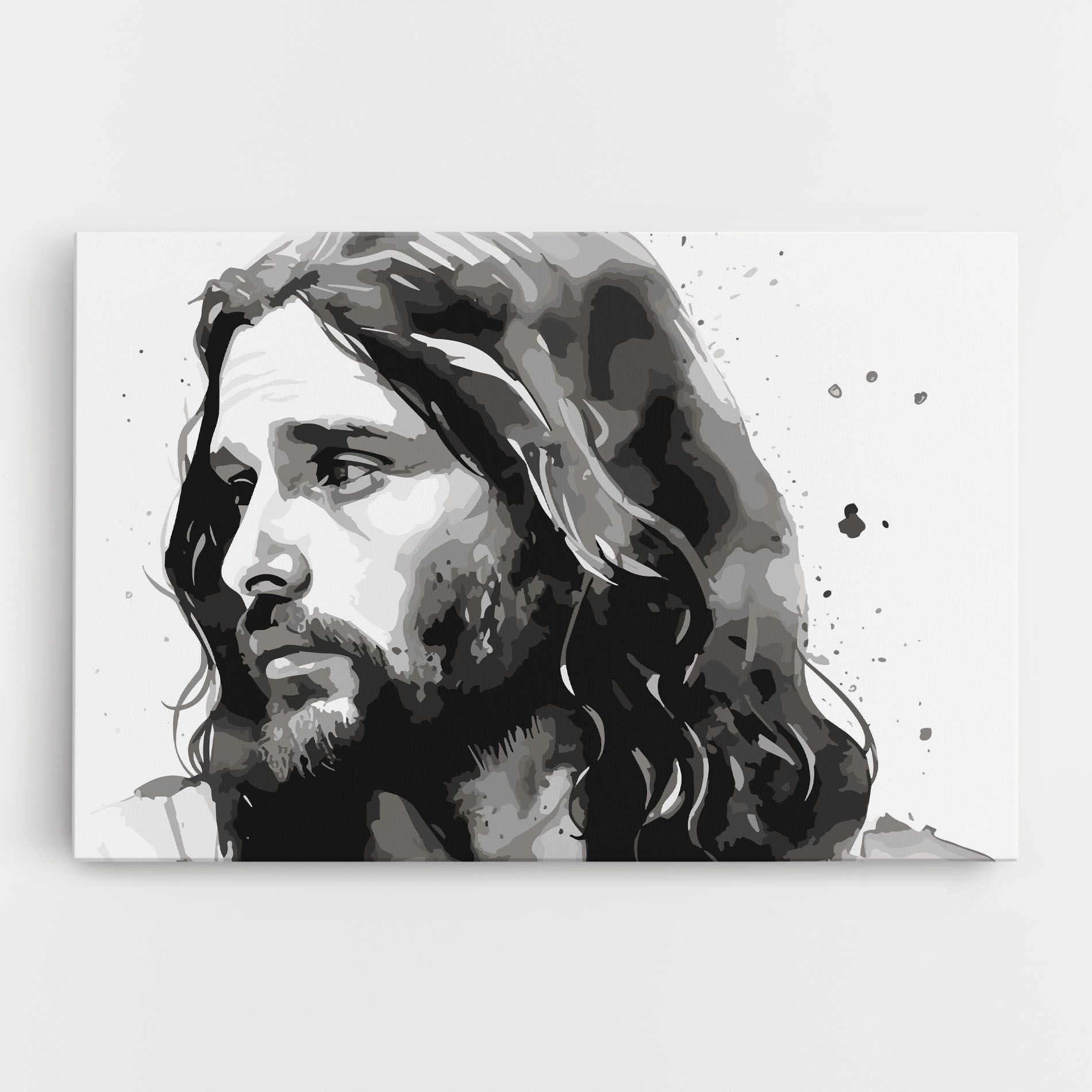 Jesus Watercolor mockup 0