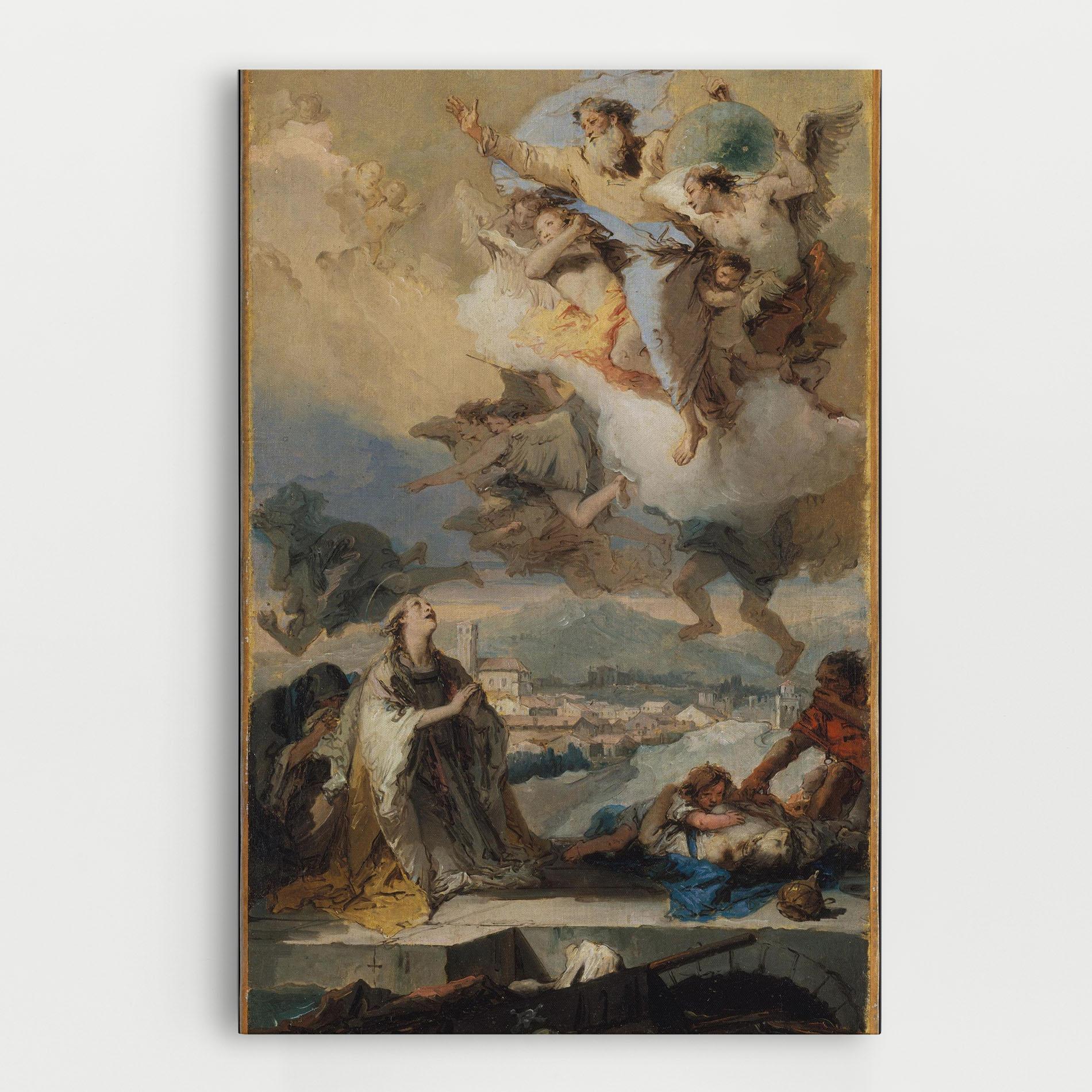 Leinwandbild Sky Angel Art mockup 0