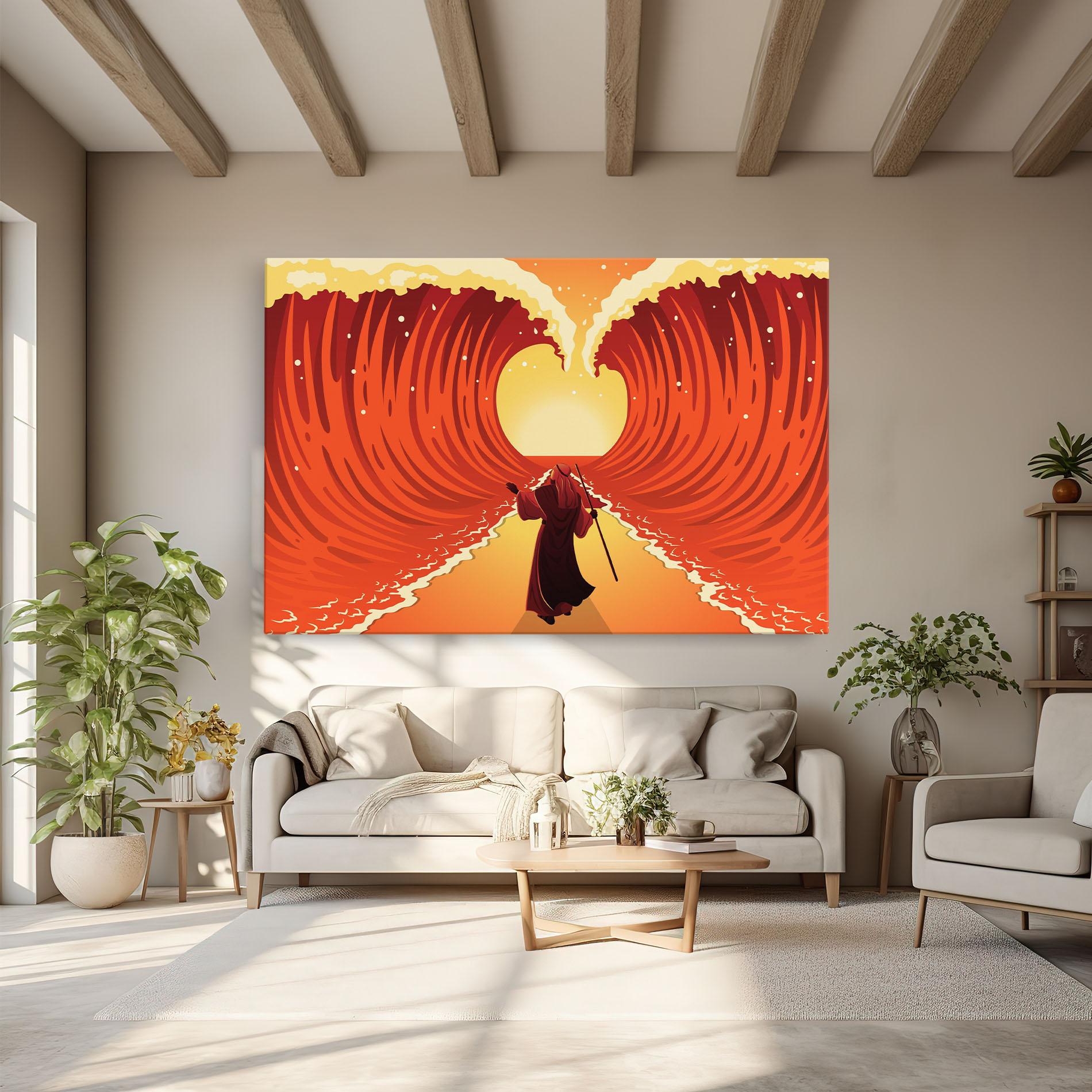 Leinwandbild Moses mockup 6