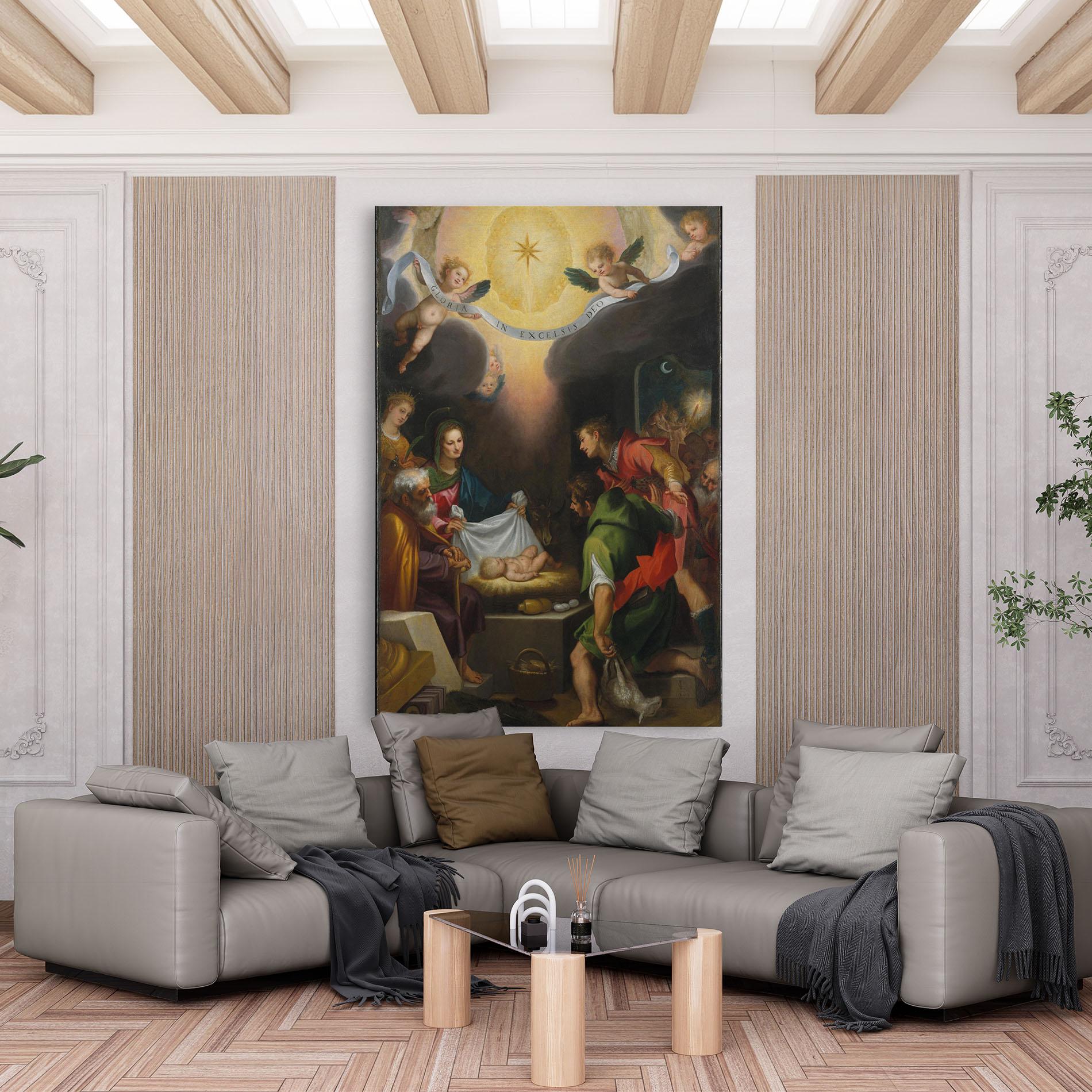 Leinwandbild Religious Baby View mockup 6